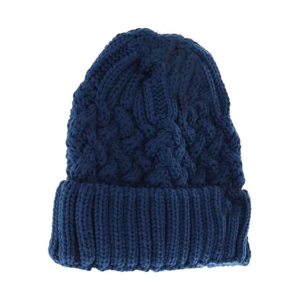 TealBlue Lattice Knit Cuff C.C Beanie combines expert craftsmanship with functional design. Its intricate lattice knit pattern enhances breathability while maintaining warmth, and the cuffed edge ensures a secure, comfortable fit. Made from high-quality yarn, this beanie is both soft and durable, making it an ideal accessory for cold weather protection without compromising style.