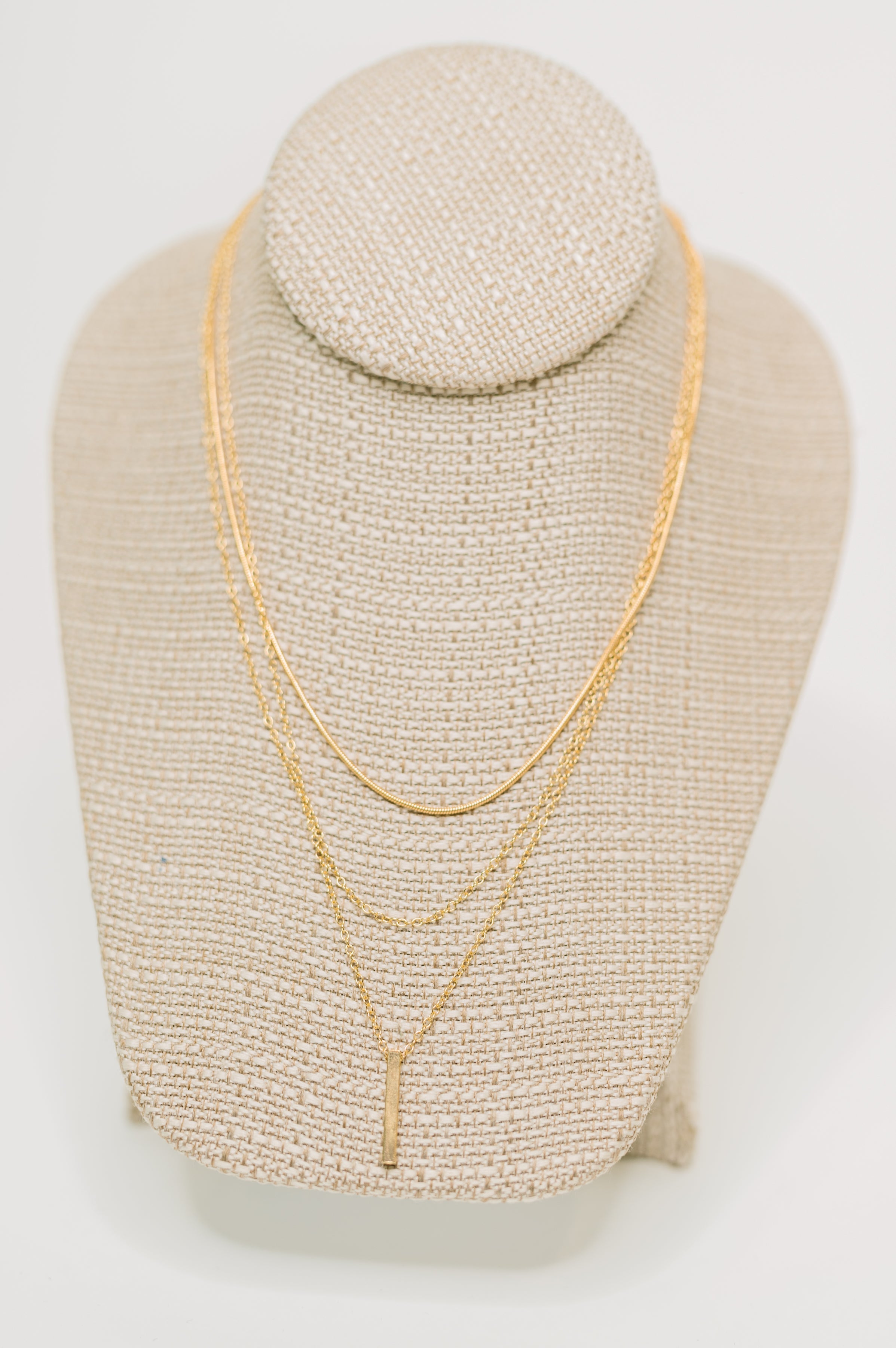 The Signature Set Layered Necklace Set in Gold - Charming Charlie
