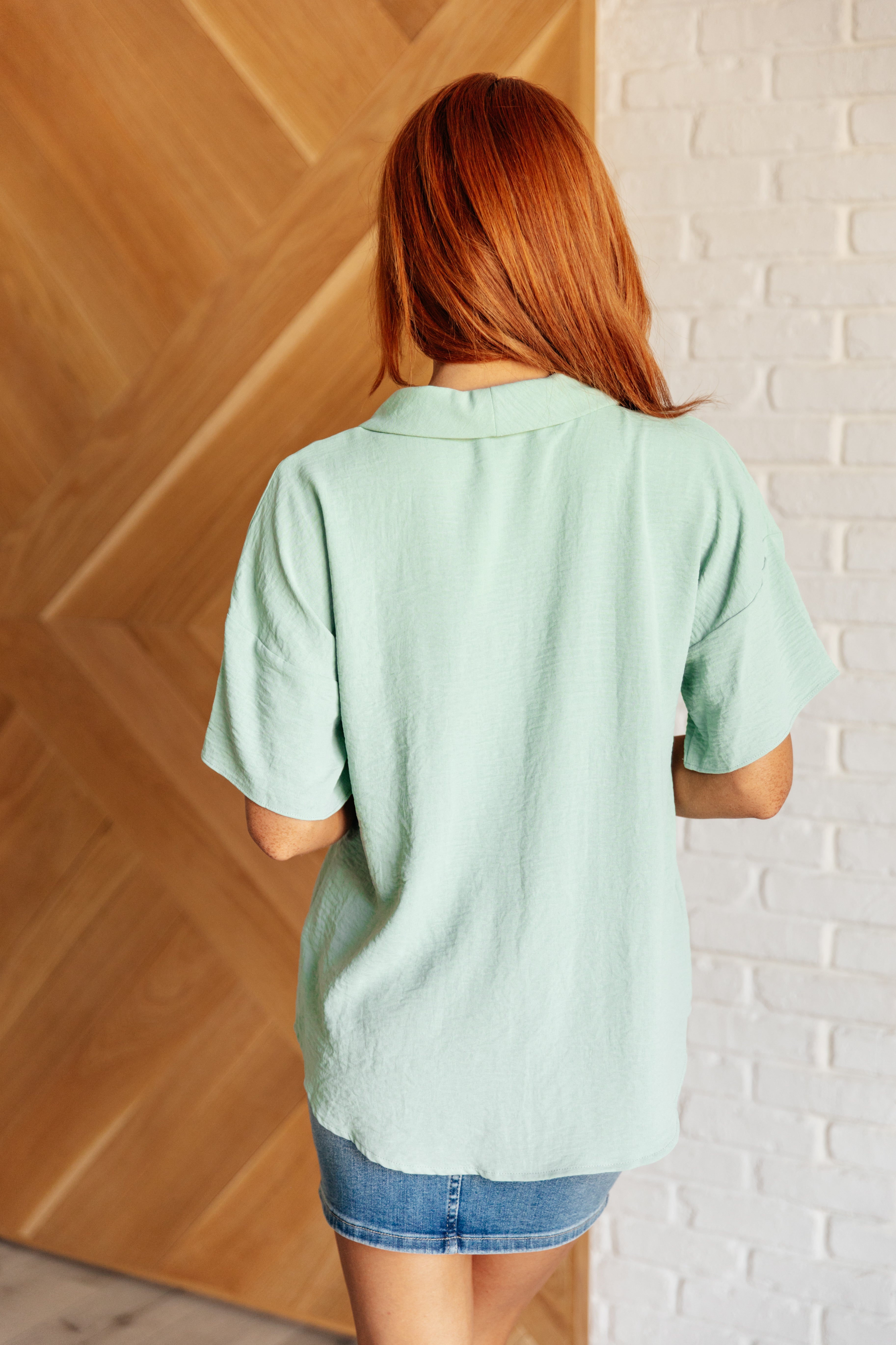 Things Are Looking Up V-Neck Top - Charming Charlie