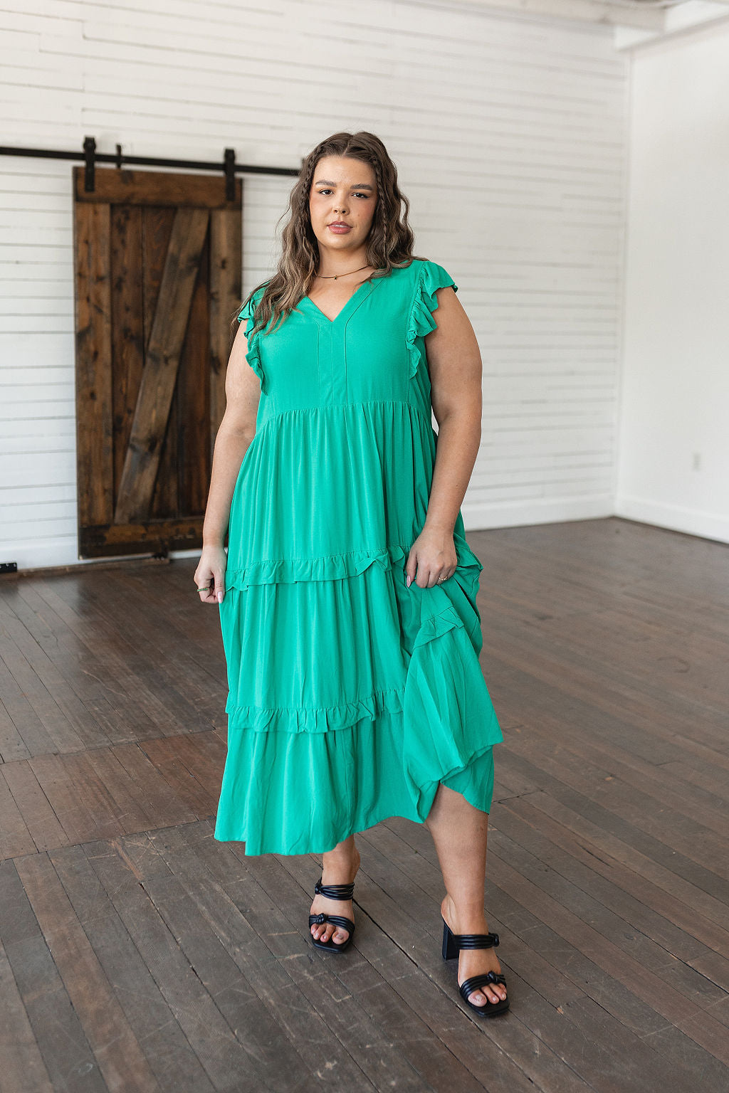 Tiers in Heaven Tiered Midi Dress - Charming Charlie