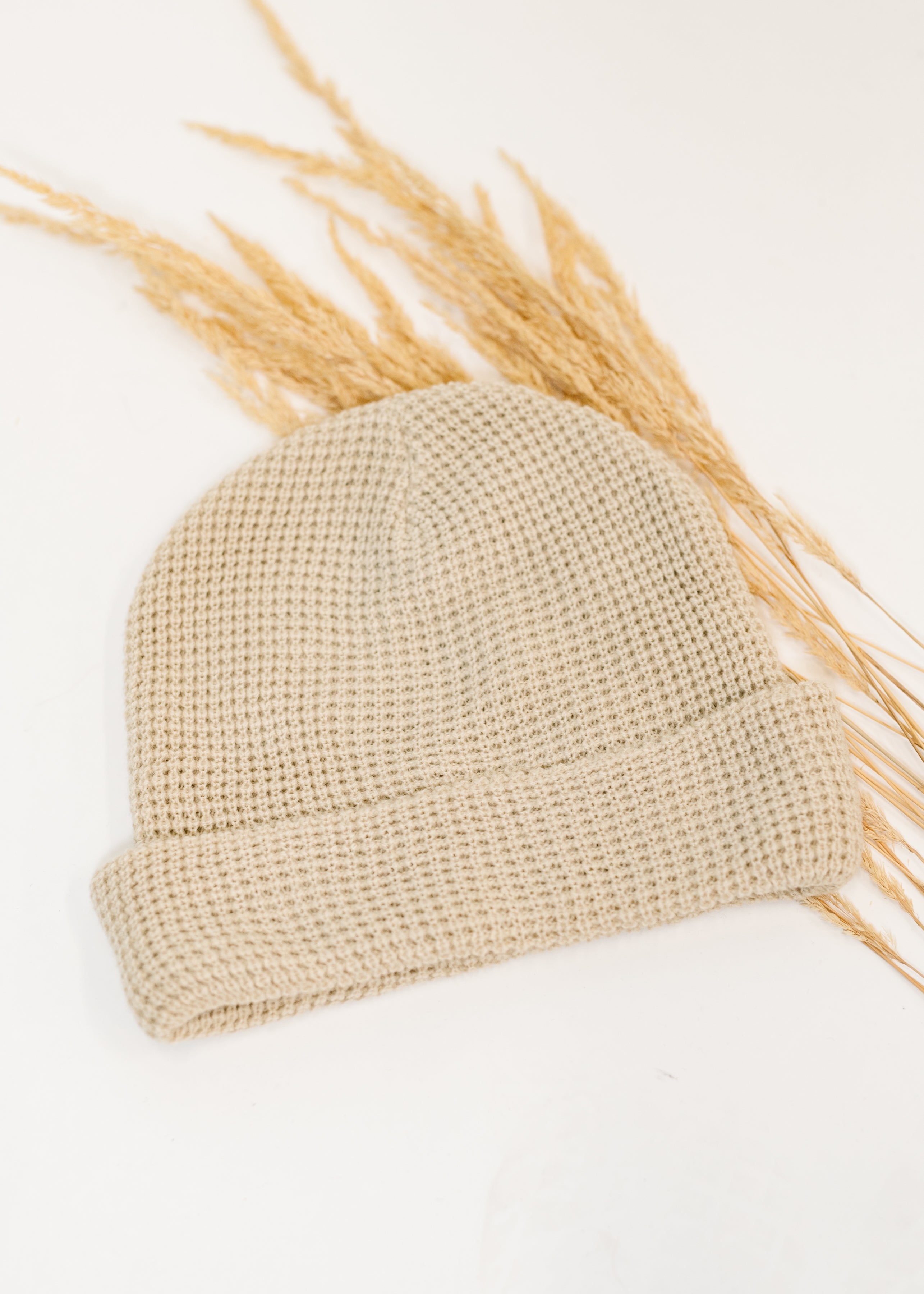 Toasted Texture Waffle Knit Beanie - Charming Charlie
