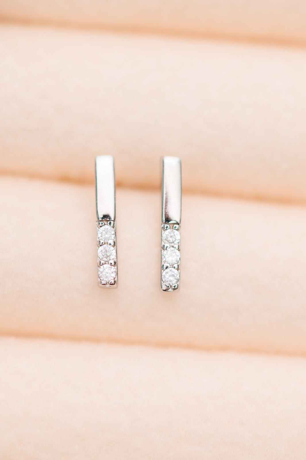 Twin Sparkle Silver Stud Earrings - Charming Charlie