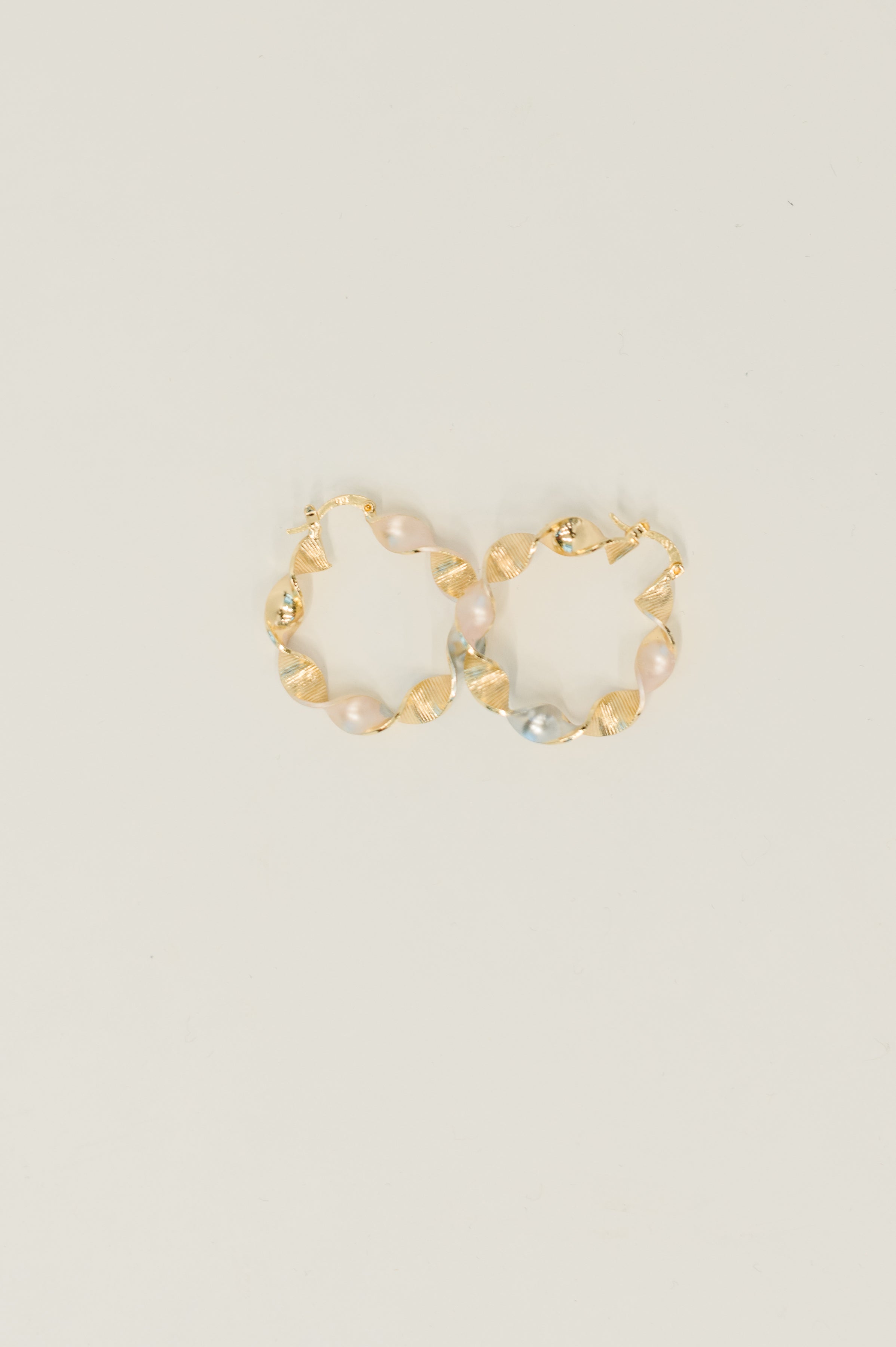 Twisted Sisters Plated Alloy Hoop Earrings - Charming Charlie