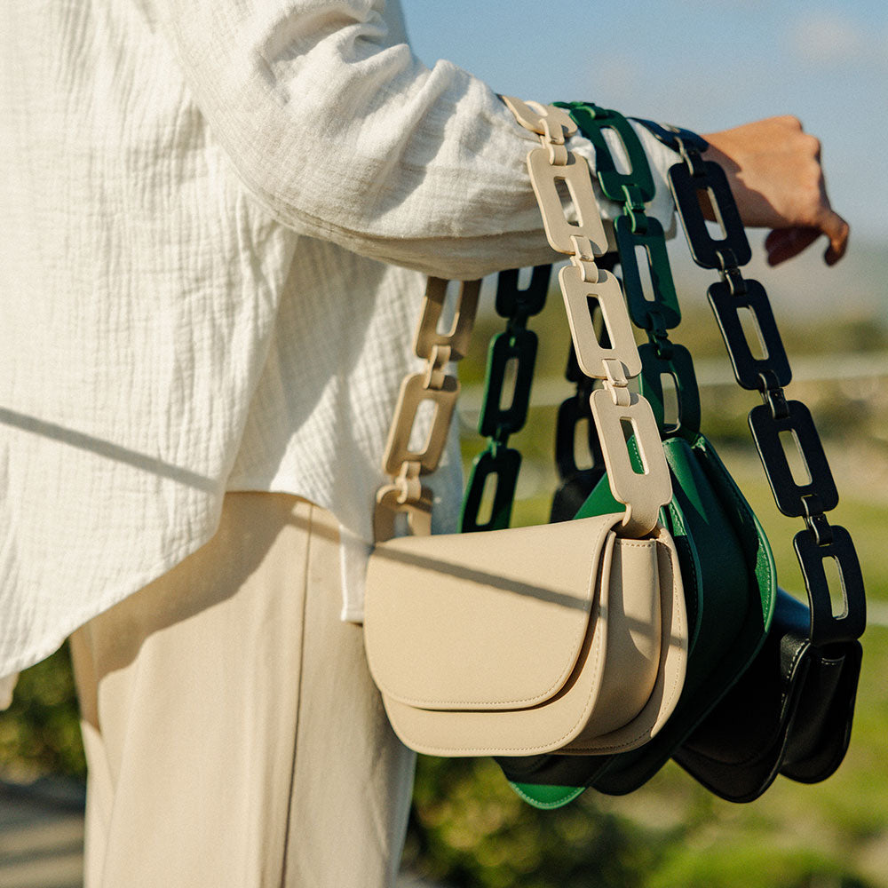 Inez Bone Recycled Vegan Shoulder Bag - Charming Charlie