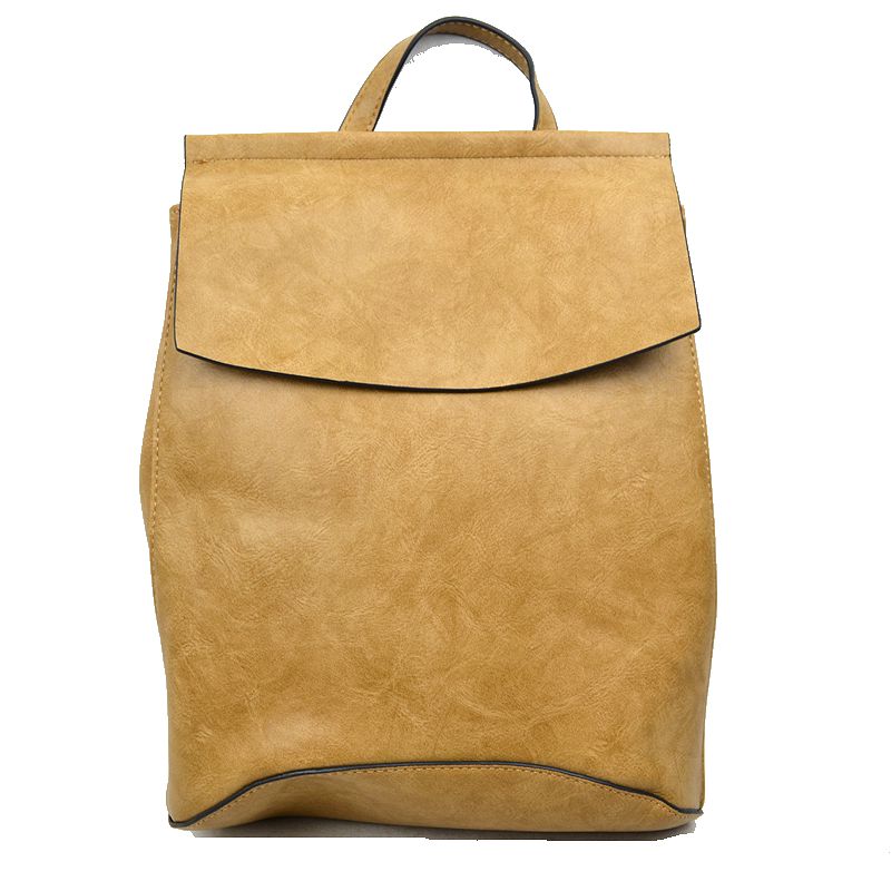 Vegan Long-lasting Faux Leather Backpack Convertible Bag - Backpacks