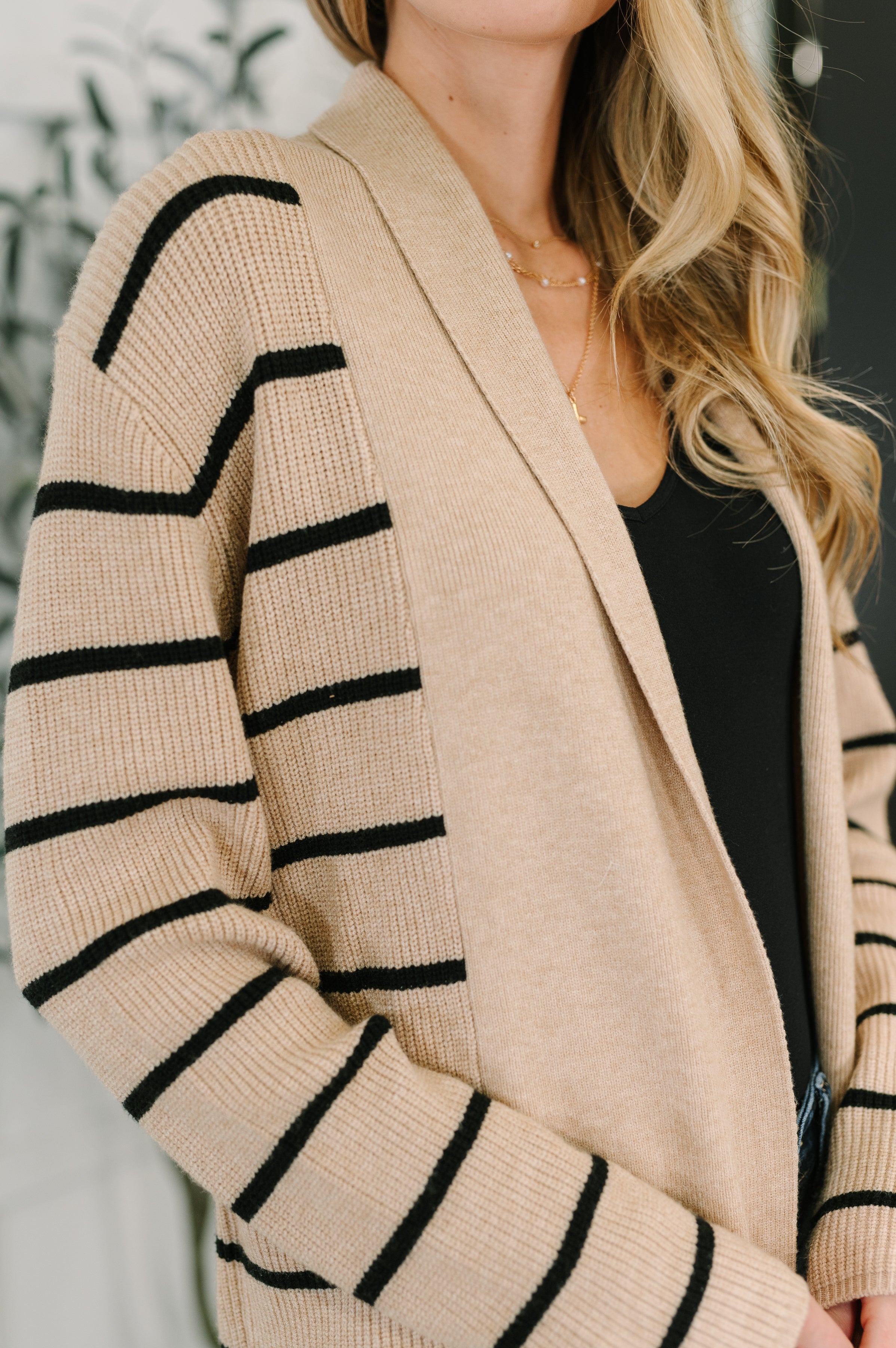 Under Wraps Striped Cardigan - Charming Charlie