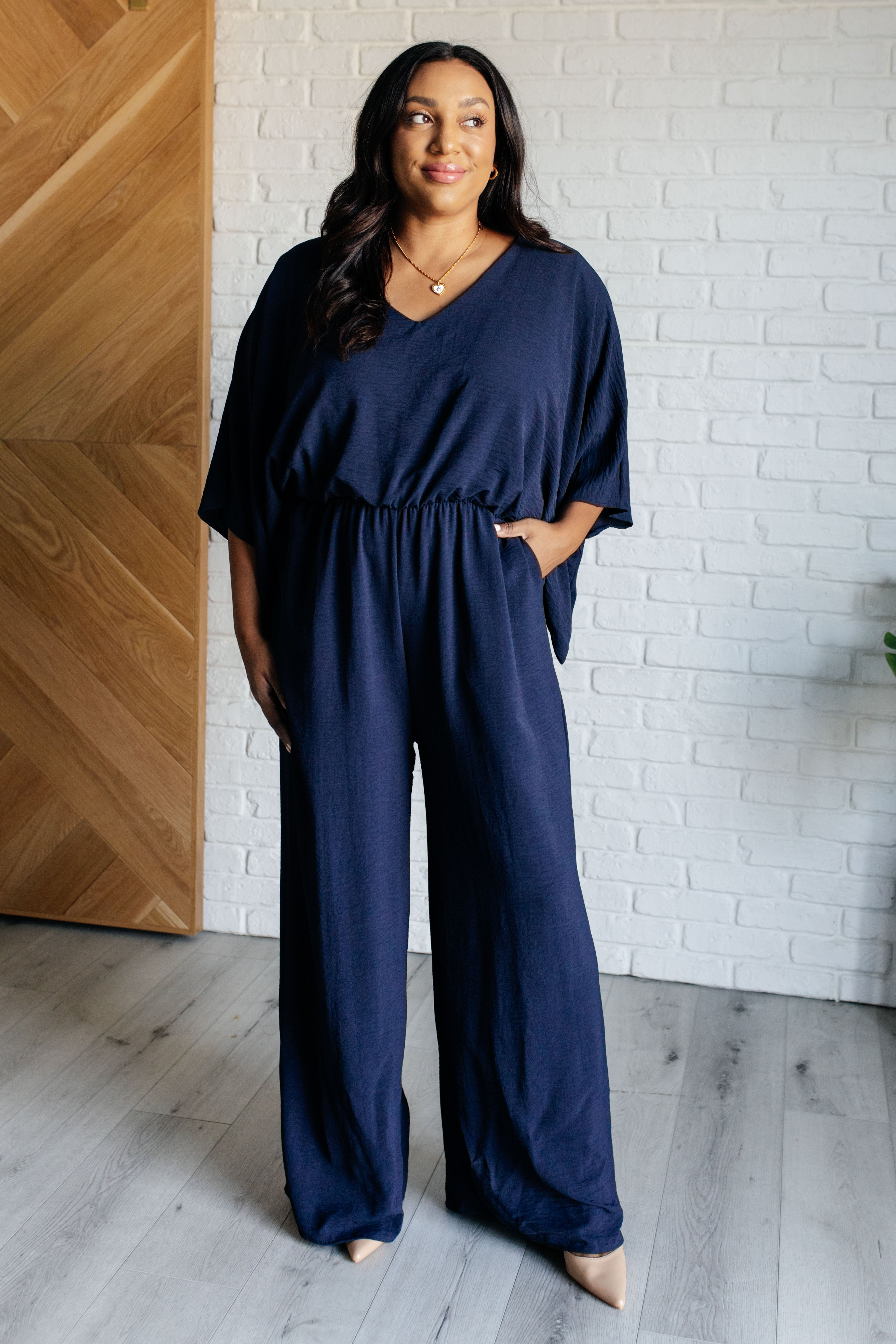 Up to Something Wide Leg Jumpsuit - Charming Charlie