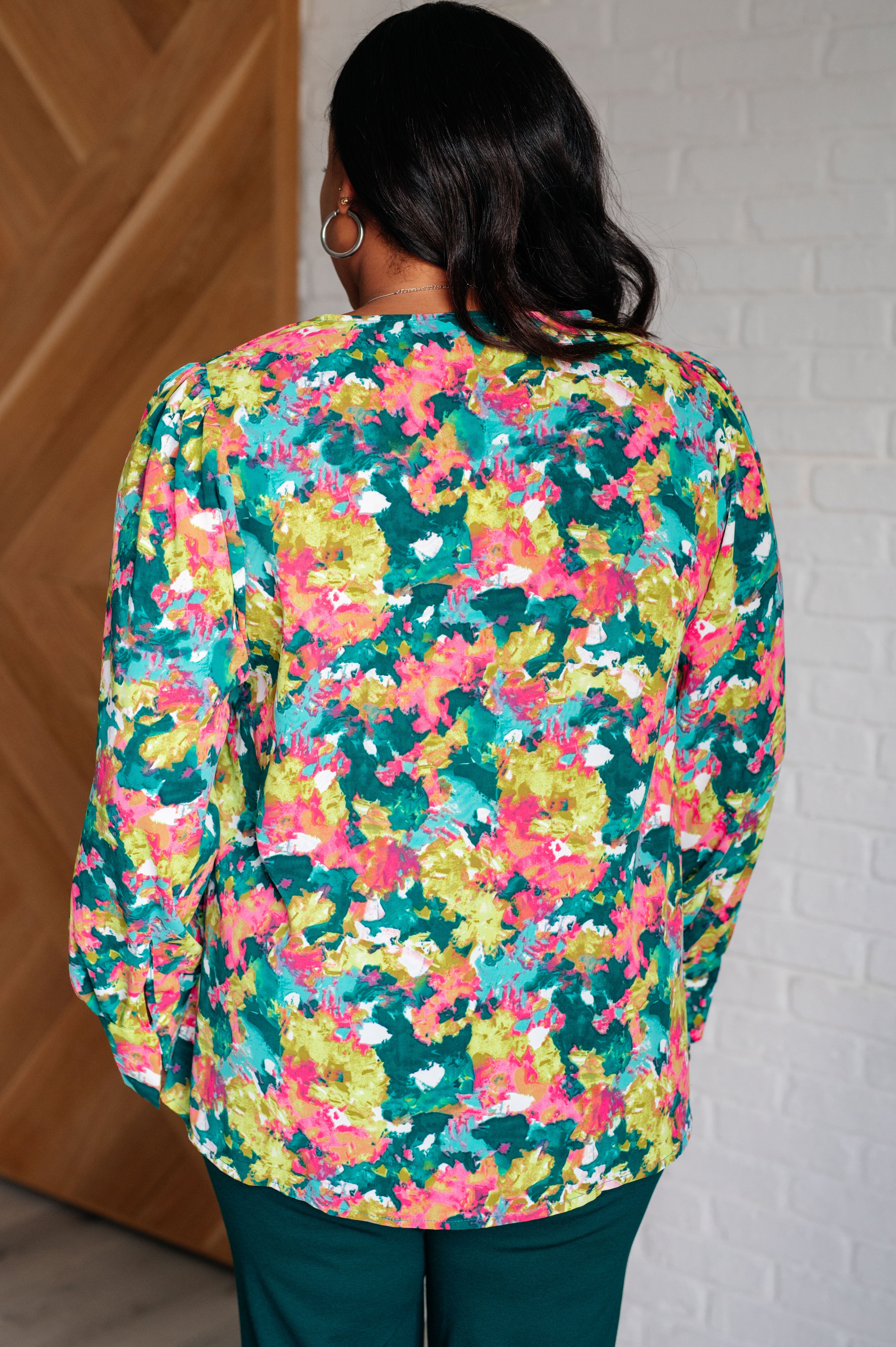 Vantage Point V-Neck Blouse - Charming Charlie