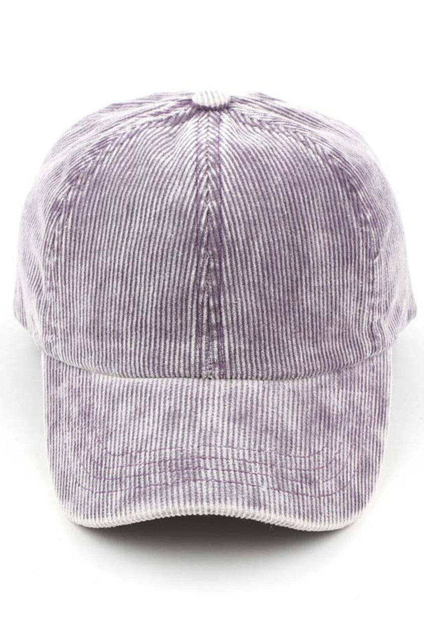 Violet C.C STONEWASHED CORDUROY CRISS CROSS PONYCAP is a fashion-forward and functional accessory. Made from high-quality stonewashed corduroy, this cap offers both comfort and style. The criss-cross design adds a trendy touch, while the adjustable strap ensures a perfect fit. Upgrade your look with this versatile and stylish cap.