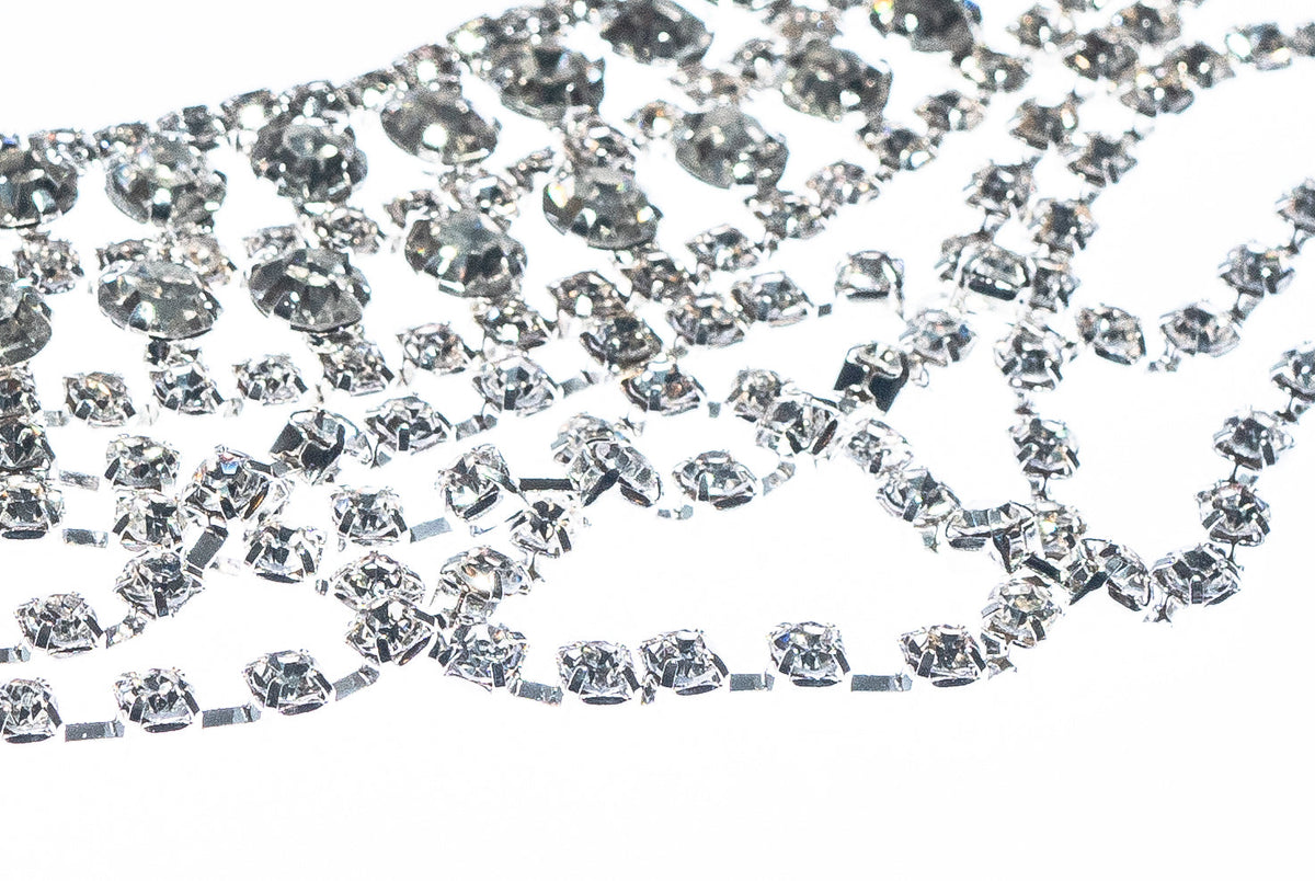 Rhinestone Collar Statement Necklace - Charming Charlie