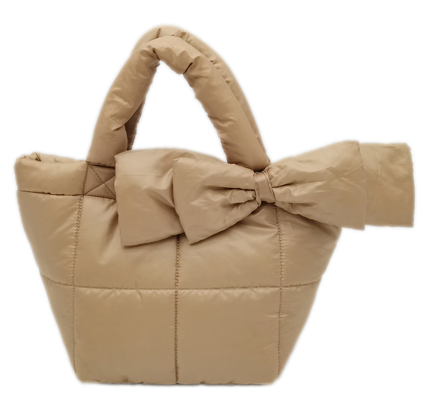 Ribbon Padded Tote Bag - Charming Charlie