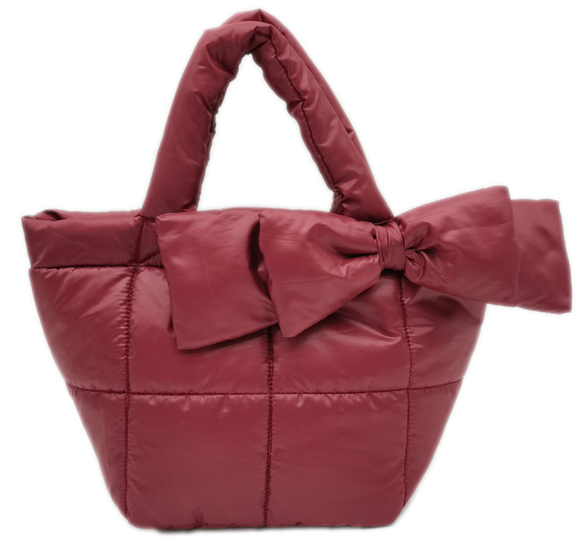 Ribbon Padded Tote Bag - Charming Charlie