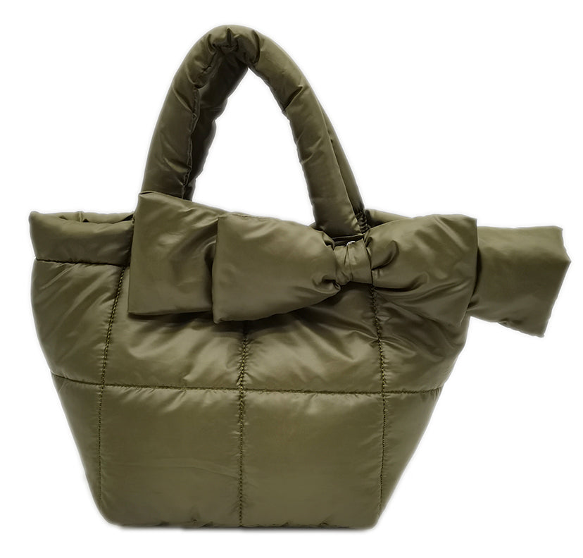 Ribbon Padded Tote Bag - Charming Charlie
