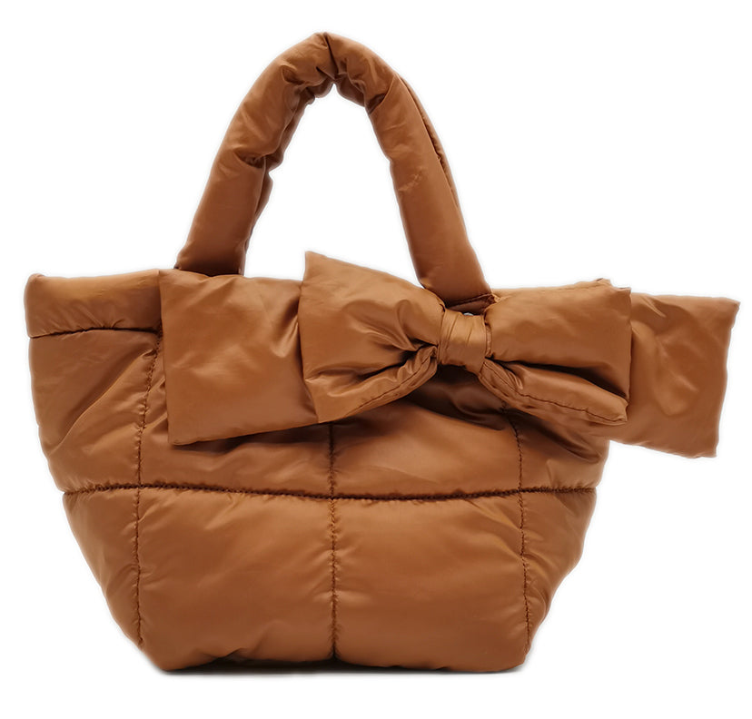 Ribbon Padded Tote Bag - Charming Charlie