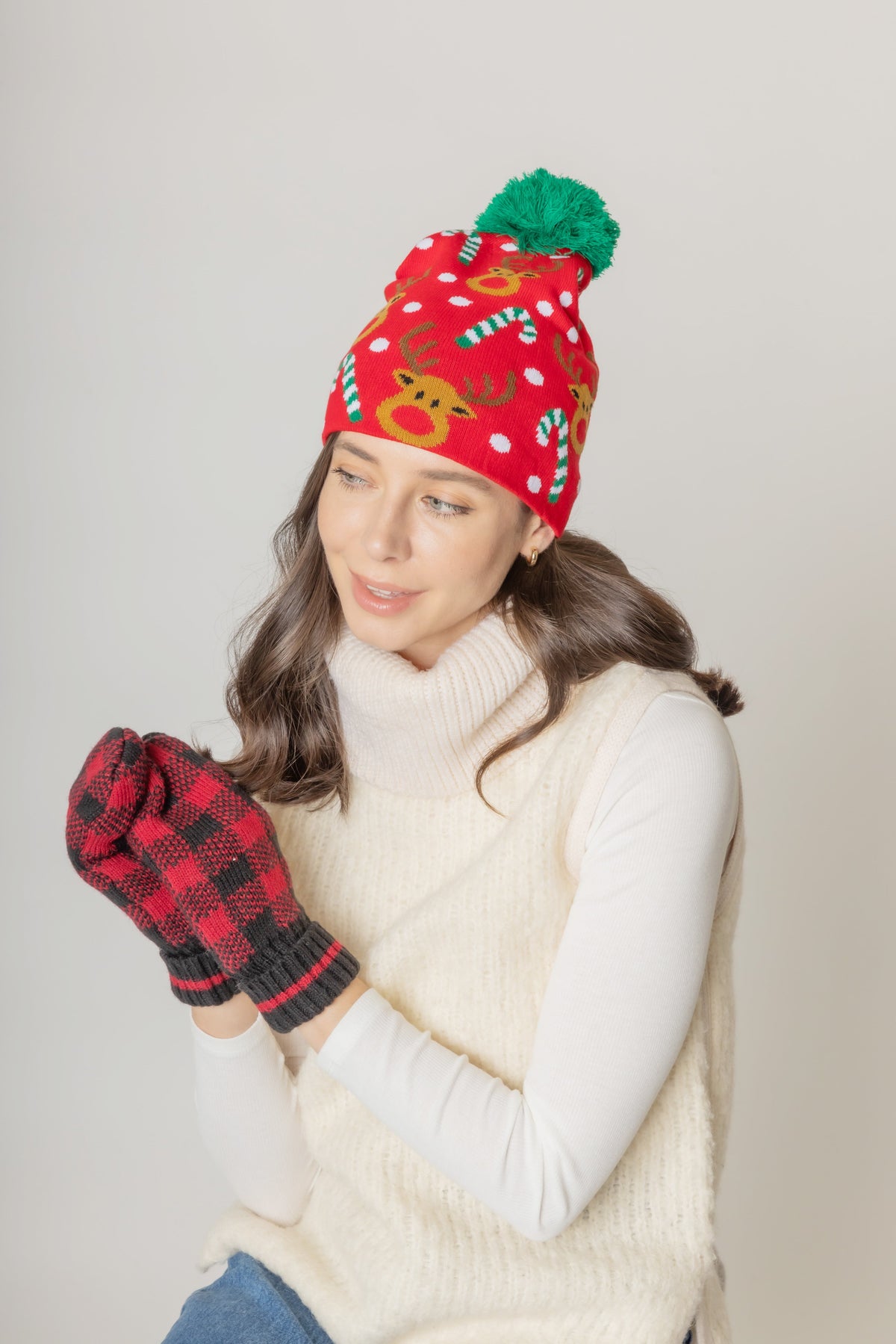 Shop for KW Fashion Buffalo Mittens at doeverythinginloveny.com wholesale fashion accessories