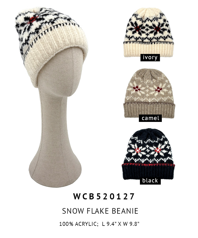 Snow Flake Beanie - Charming Charlie