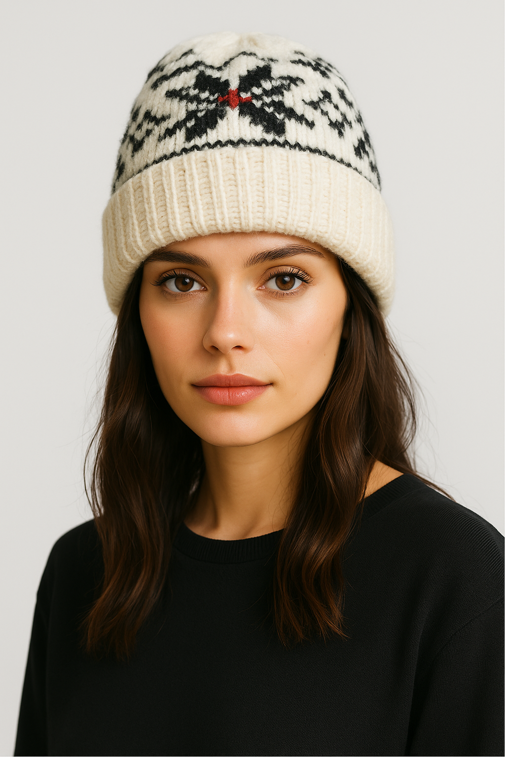 Snow Flake Beanie - Charming Charlie