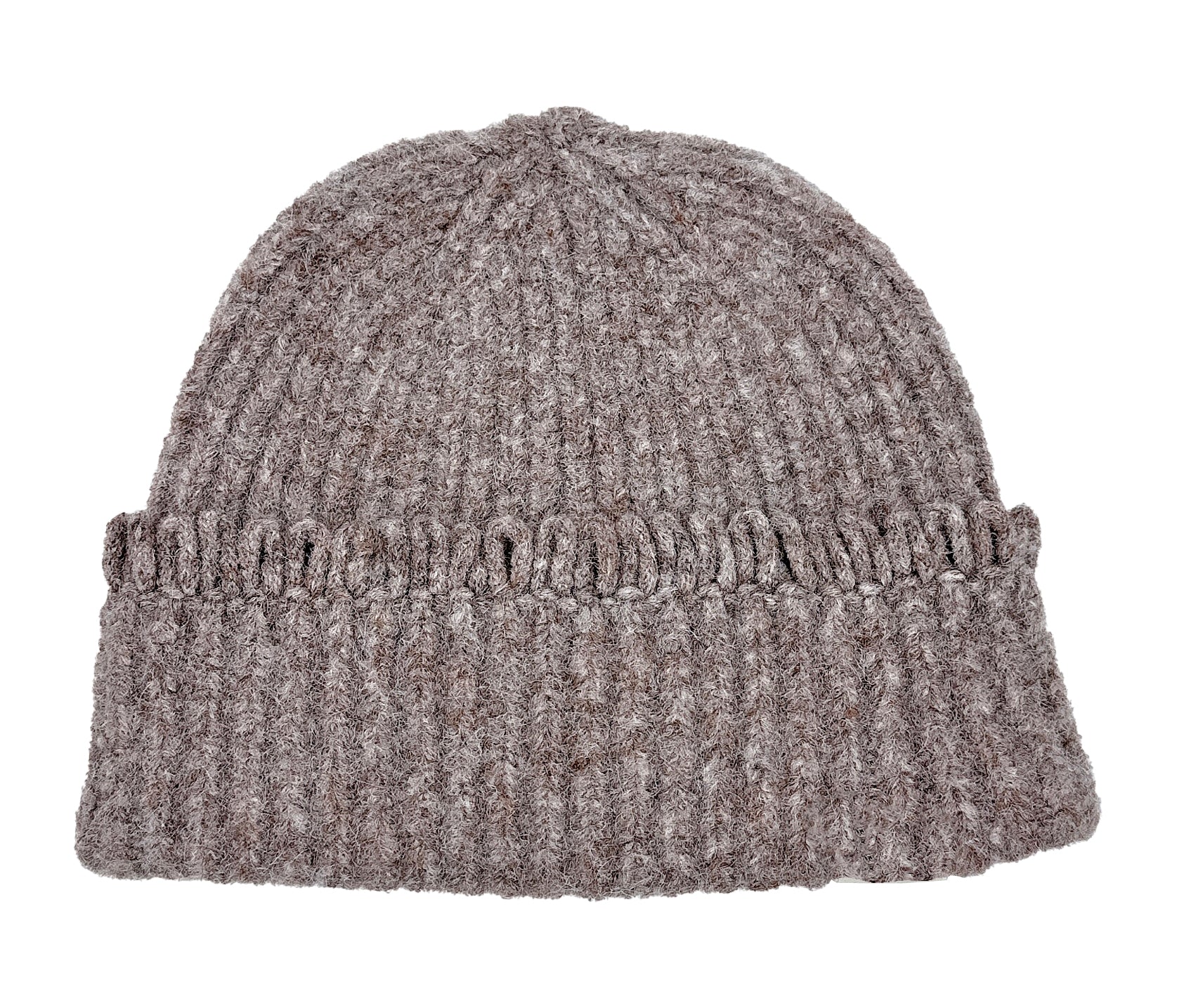 Chunky Ribbed Knit Beanie with Loop Trim - Charming Charlie
