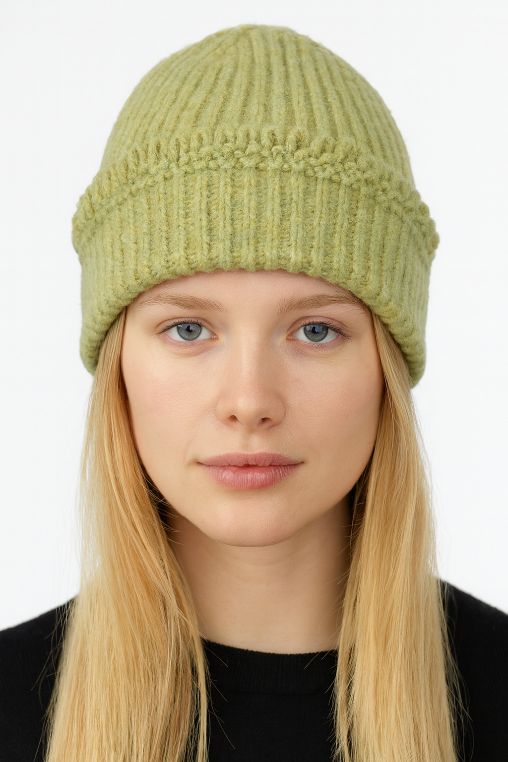 Chunky Ribbed Knit Beanie with Loop Trim - Charming Charlie
