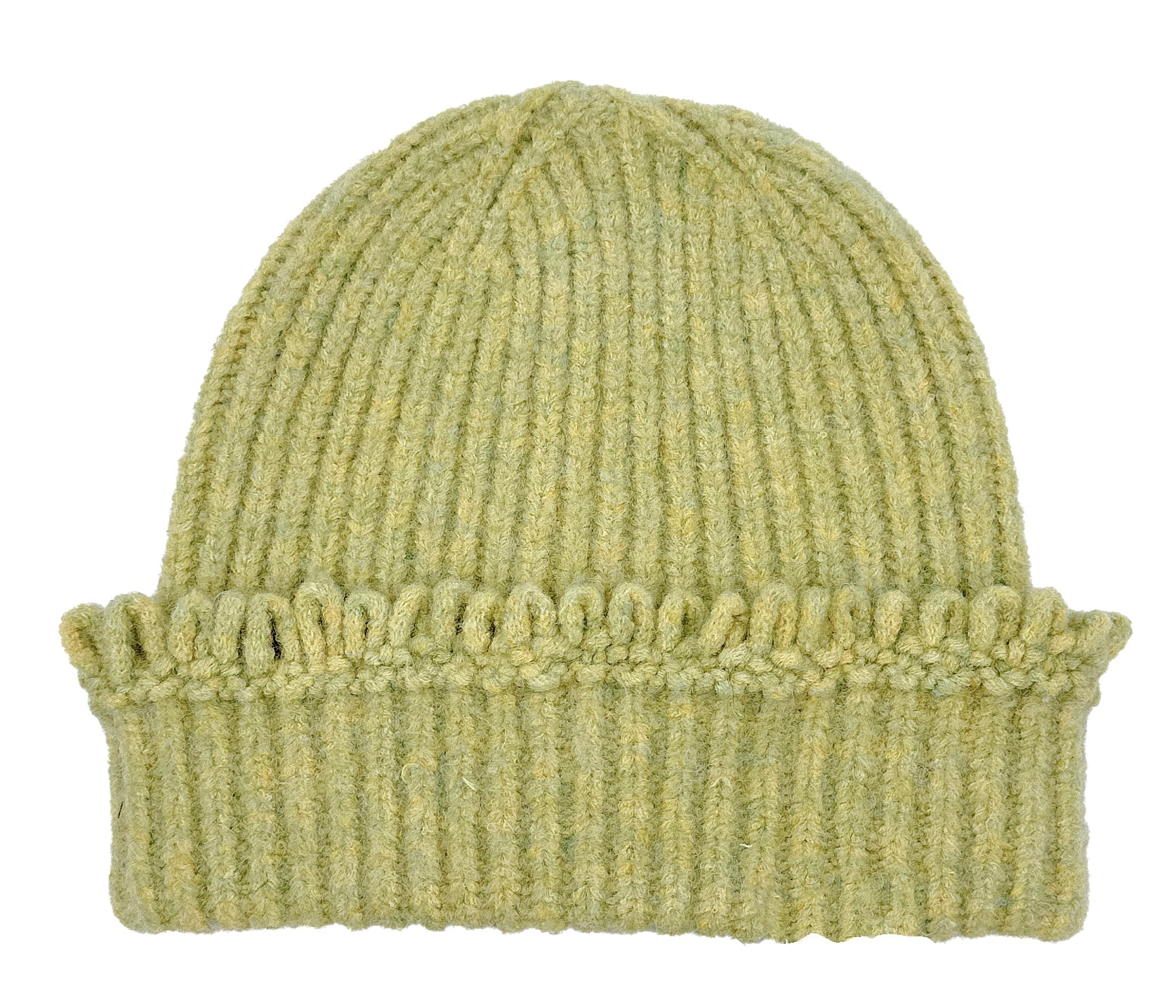 Chunky Ribbed Knit Beanie with Loop Trim - Charming Charlie