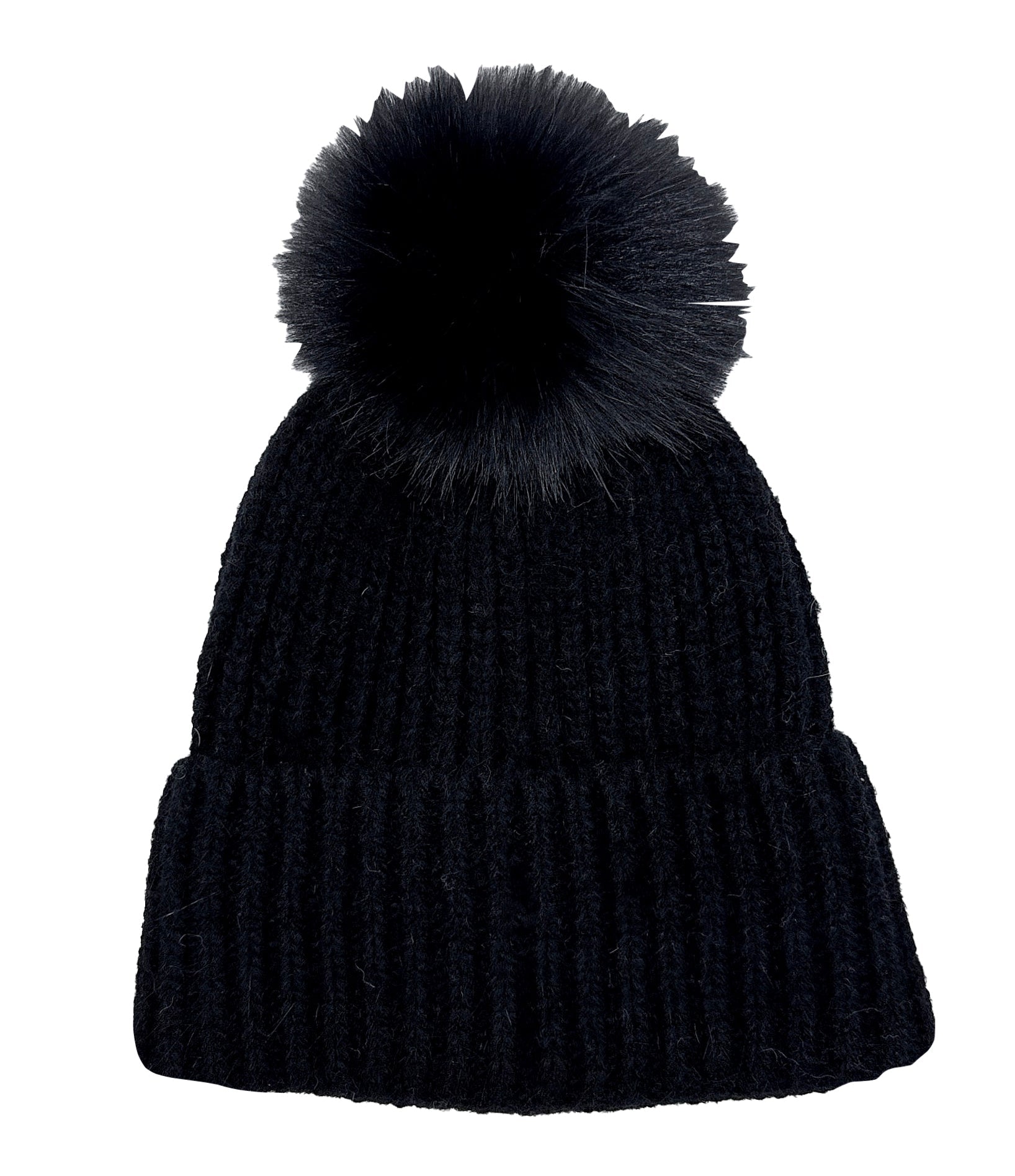 Solid Beanie with Pom - Charming Charlie