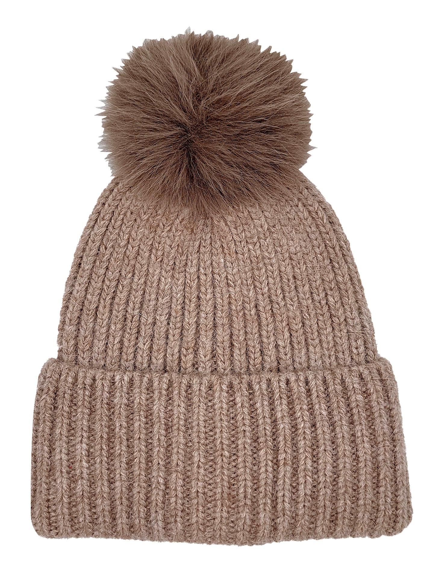 Solid Beanie with Pom - Charming Charlie