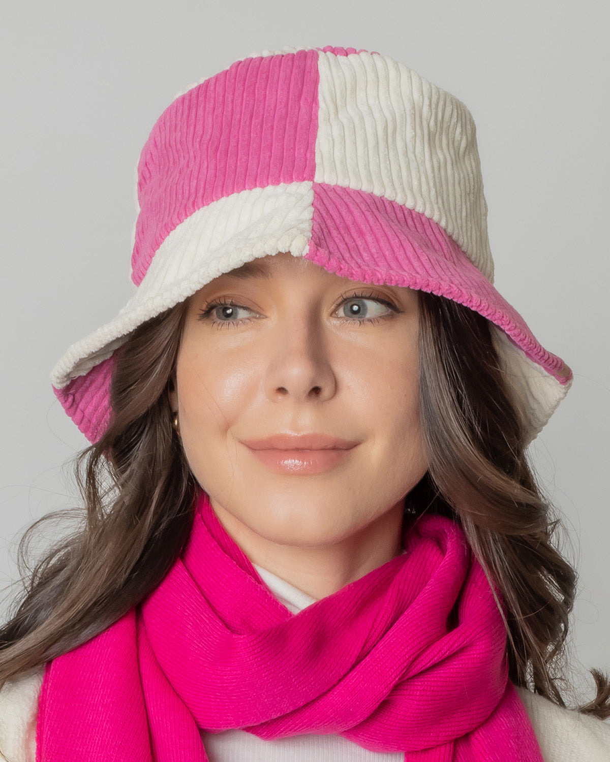 Colorblock Corduroy Bucket Hat - Charming Charlie