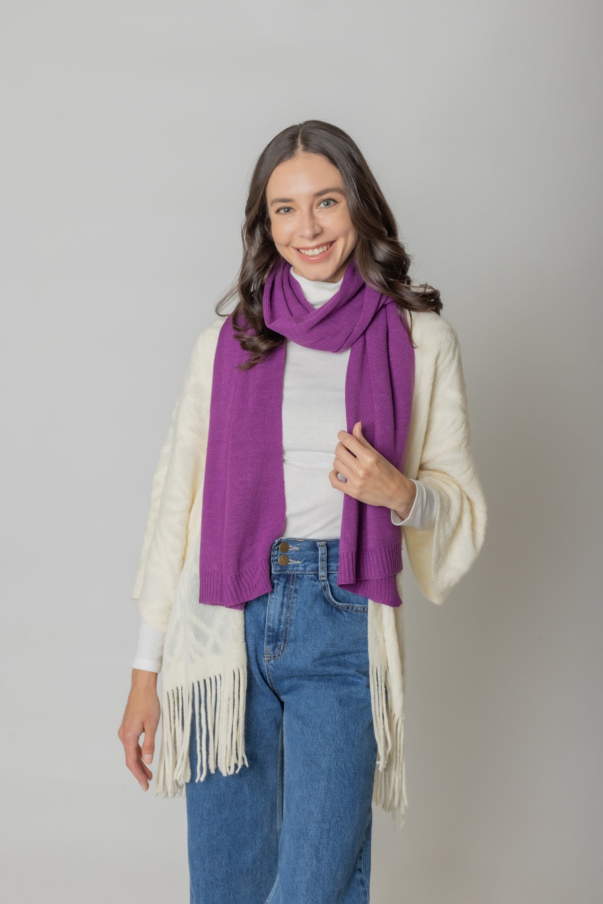 Solid Knit Scarf - Charming Charlie