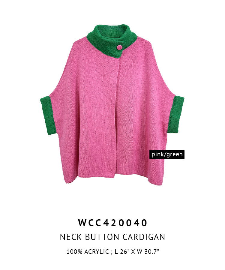 Neck Button Cardigan - Charming Charlie