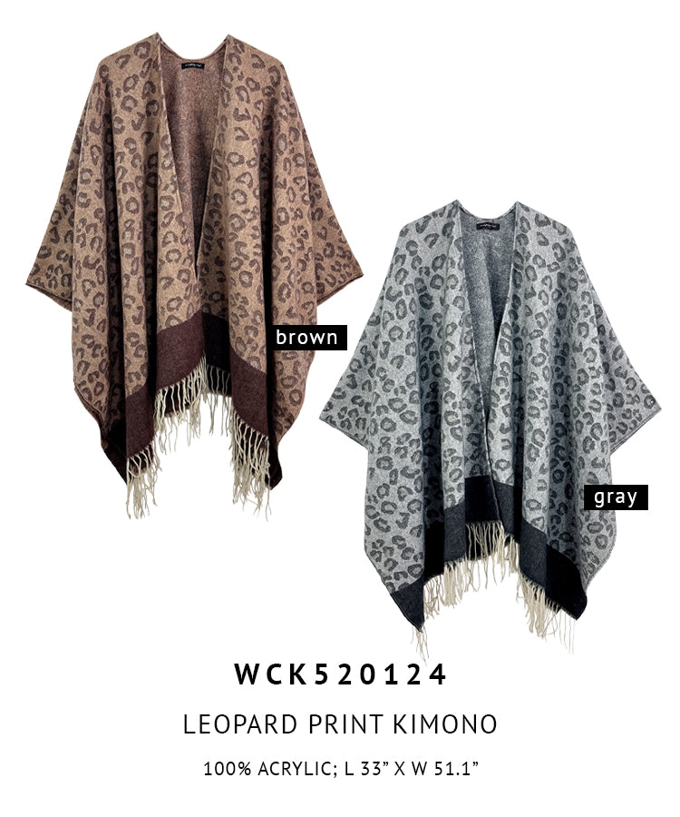 Leopard Print Kimono - Charming Charlie