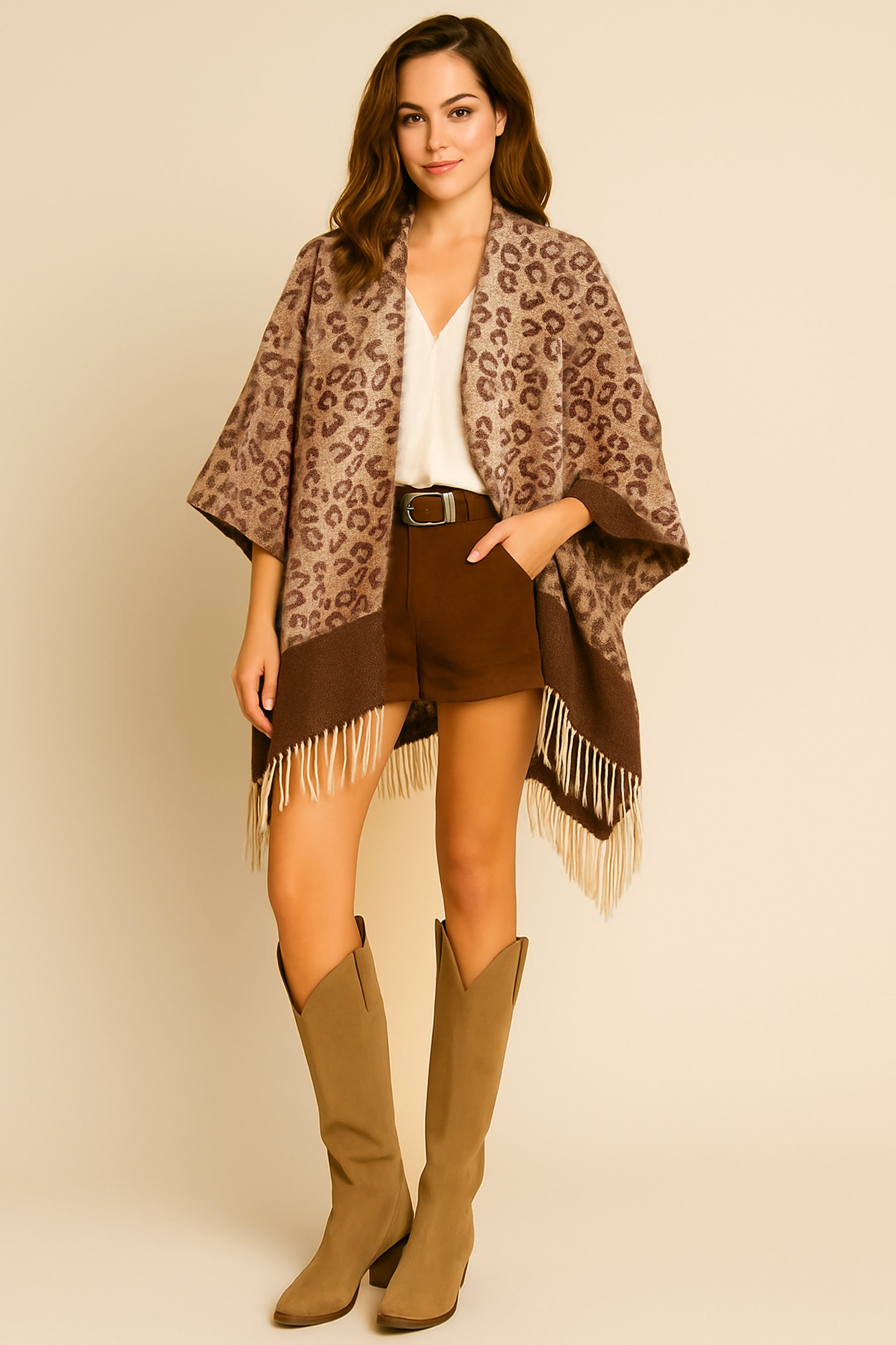 Leopard Print Kimono - Charming Charlie