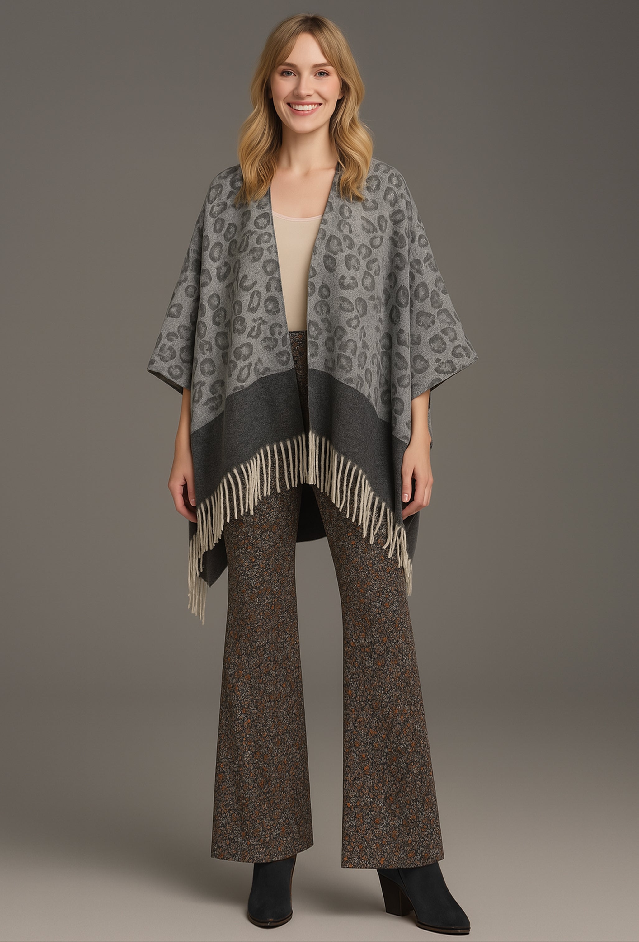 Leopard Print Kimono - Charming Charlie