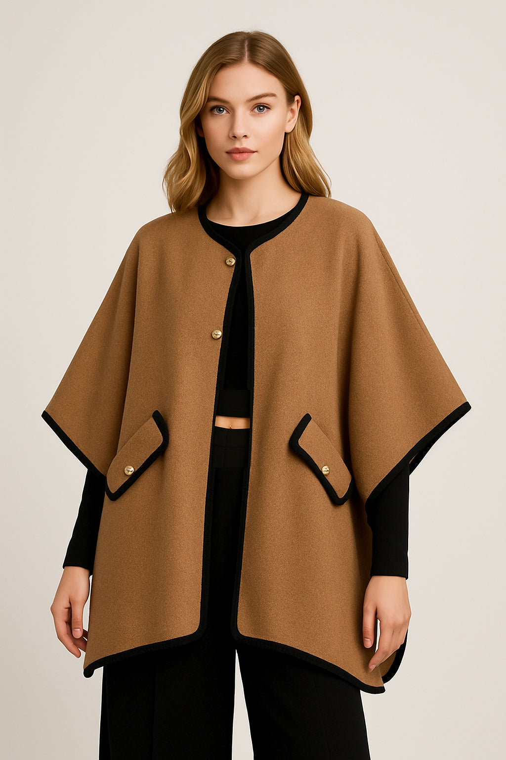Solid Pocket Kimono - Charming Charlie