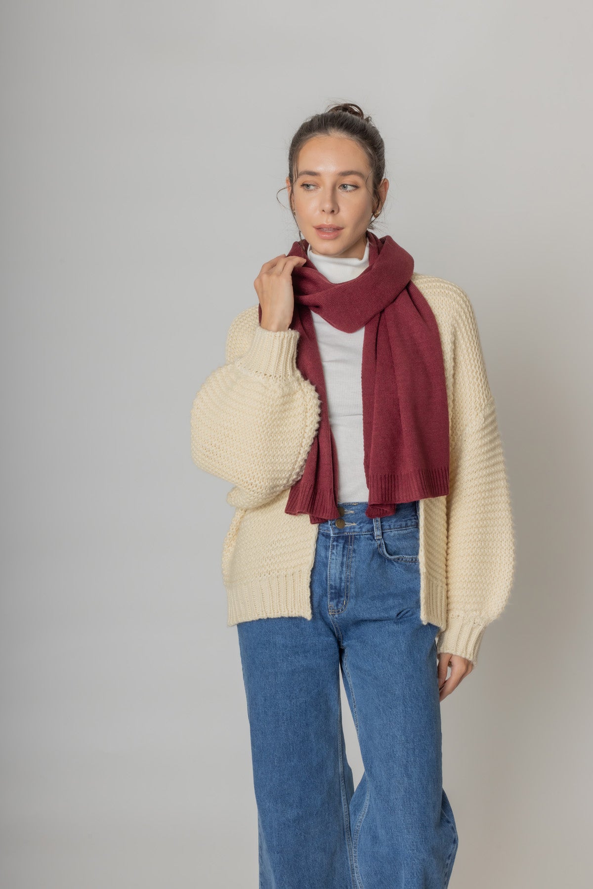 Solid Knit Scarf - Charming Charlie