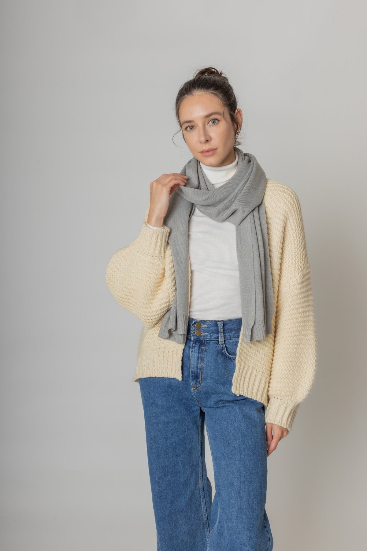 Solid Knit Scarf - Charming Charlie