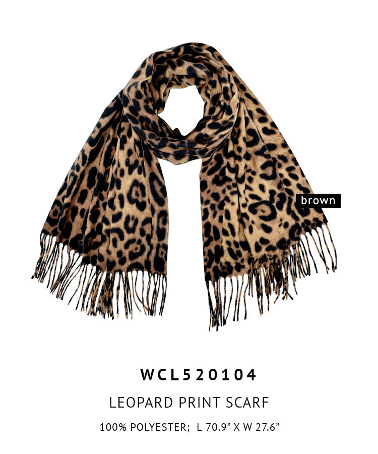 Leopard Print Scarf - Charming Charlie