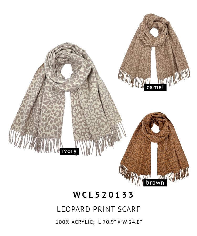 Leopard Print Scarf - Charming Charlie