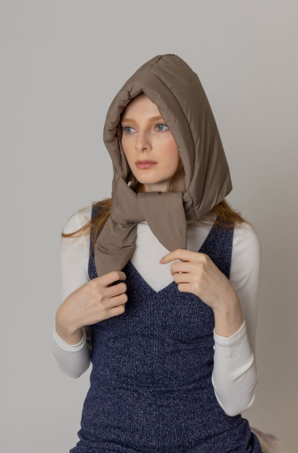 Padded Snood With Tie - Charming Charlie