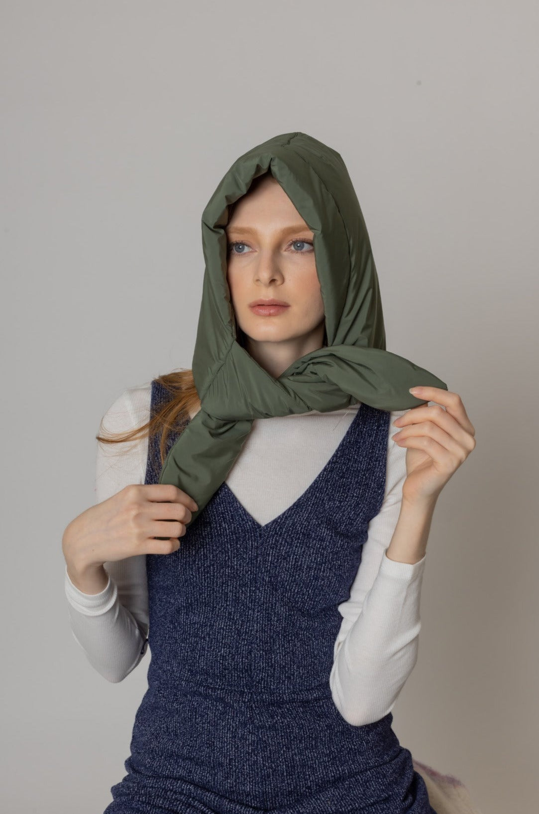 Padded Snood With Tie - Charming Charlie