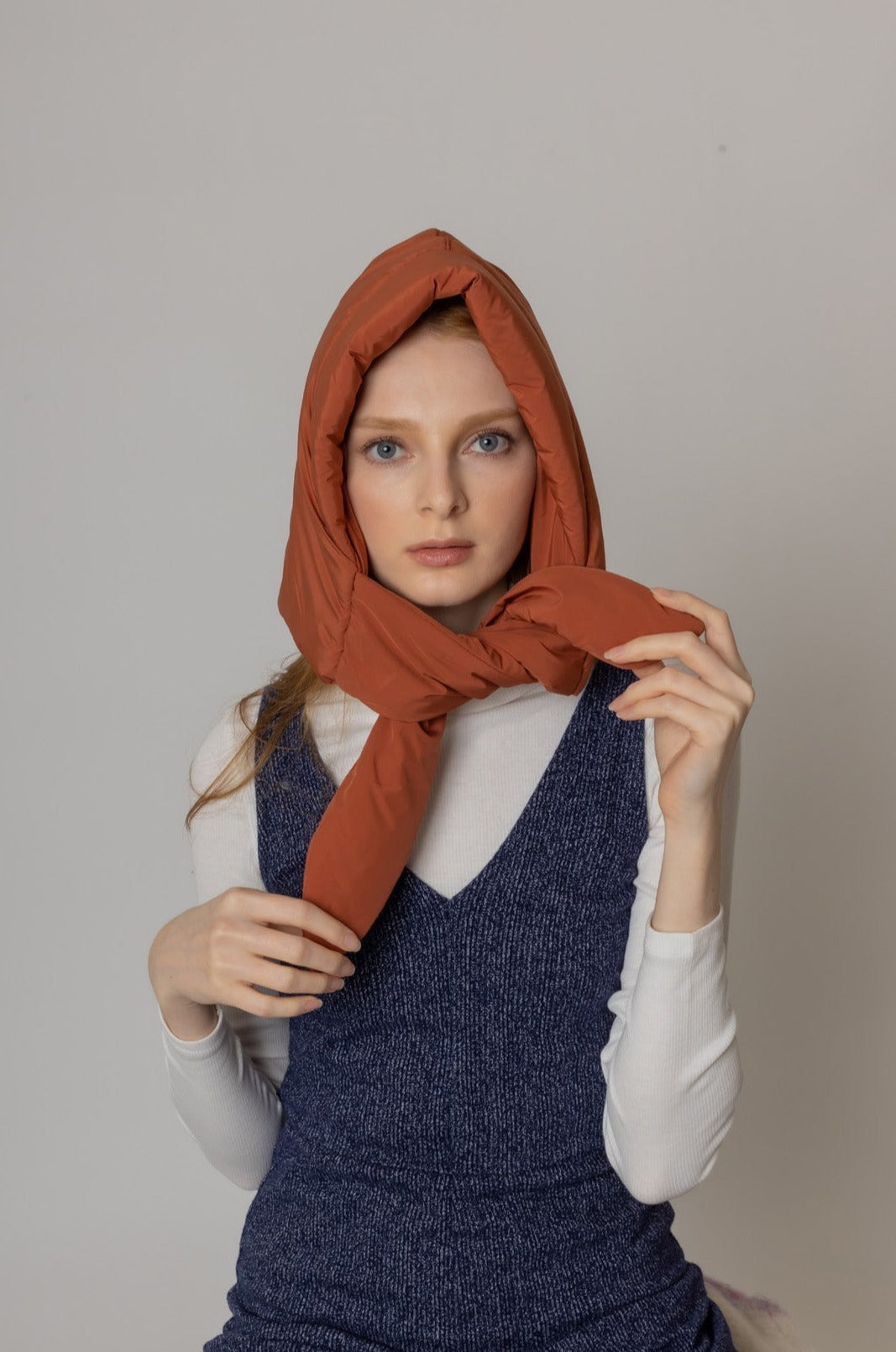 Padded Snood With Tie - Charming Charlie