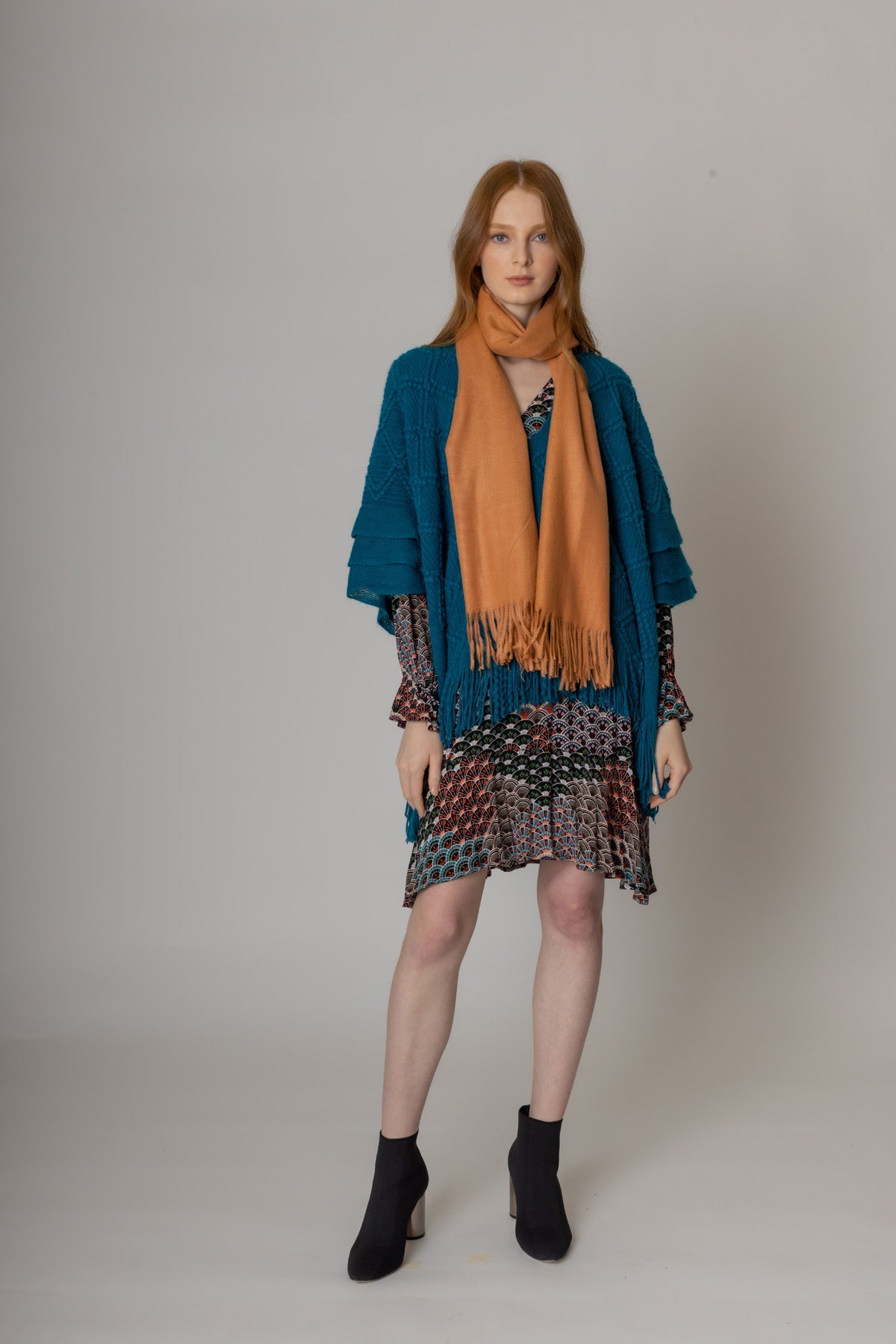 Solid Cozy Scarf With Fringe - Charming Charlie