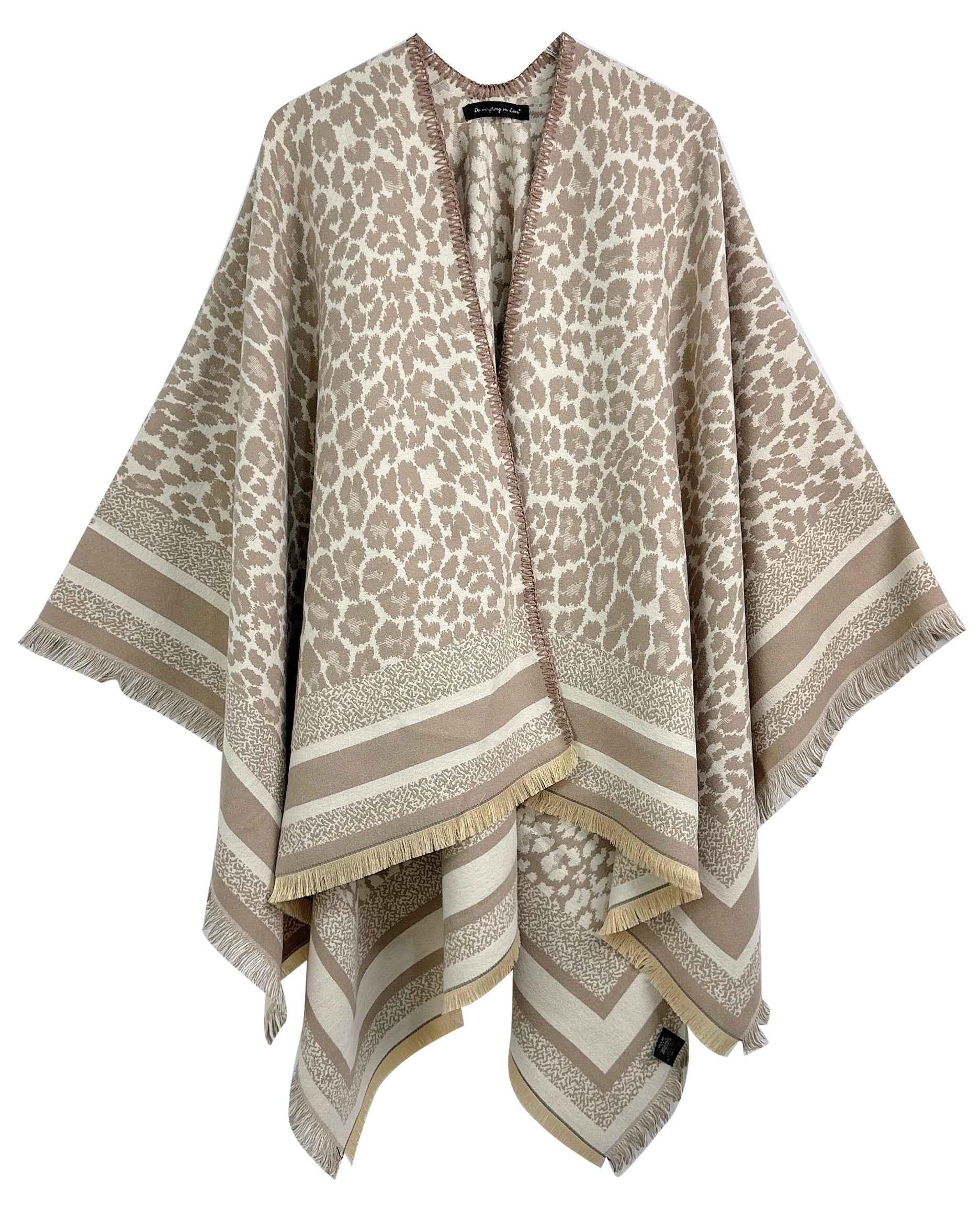 Leopard Print Ruana - Charming Charlie