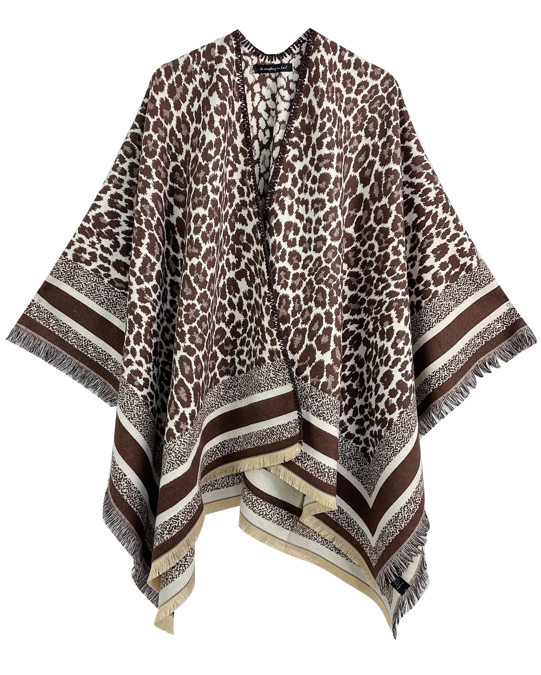 Leopard Print Ruana - Charming Charlie