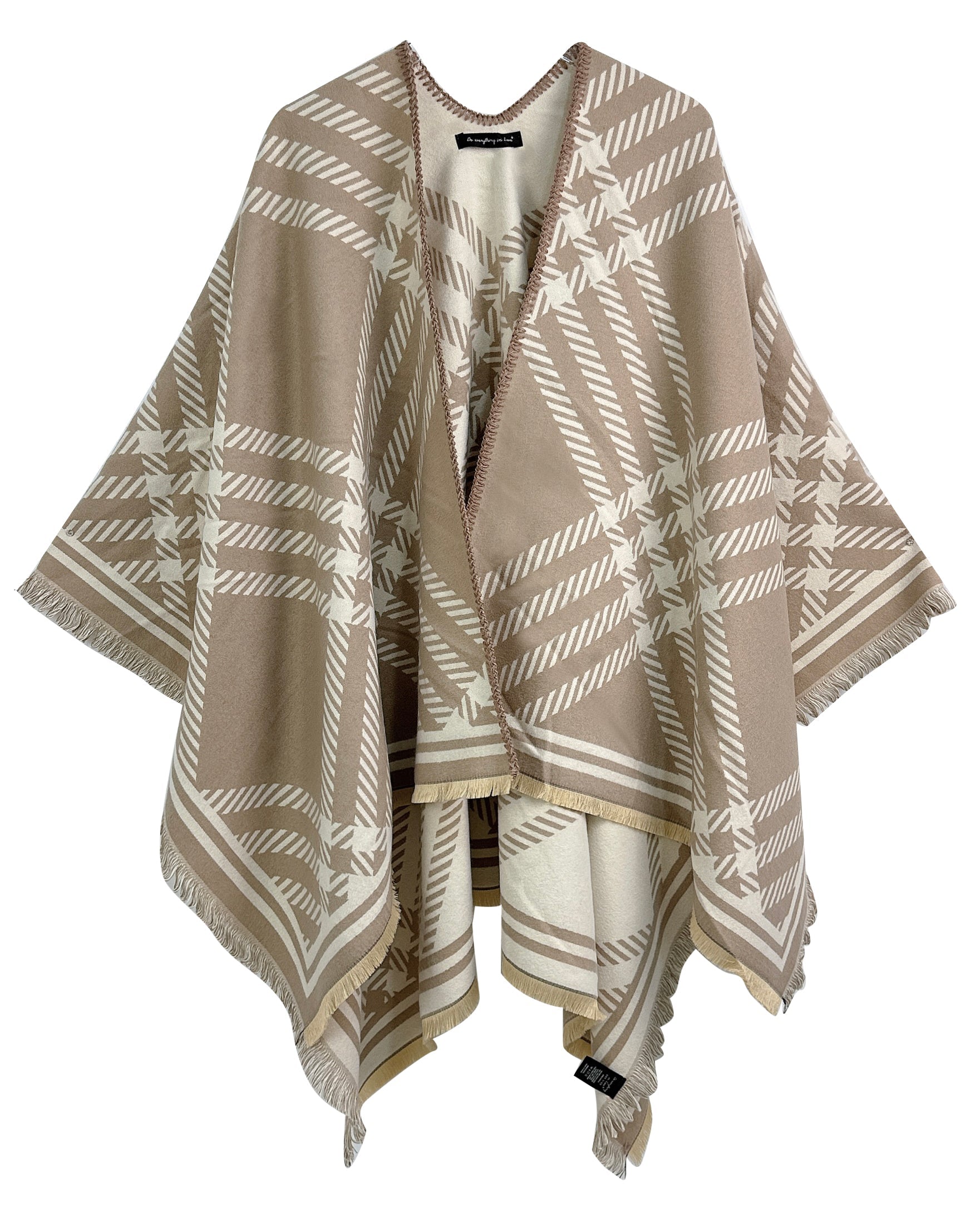 Check Print Ruana - Charming Charlie