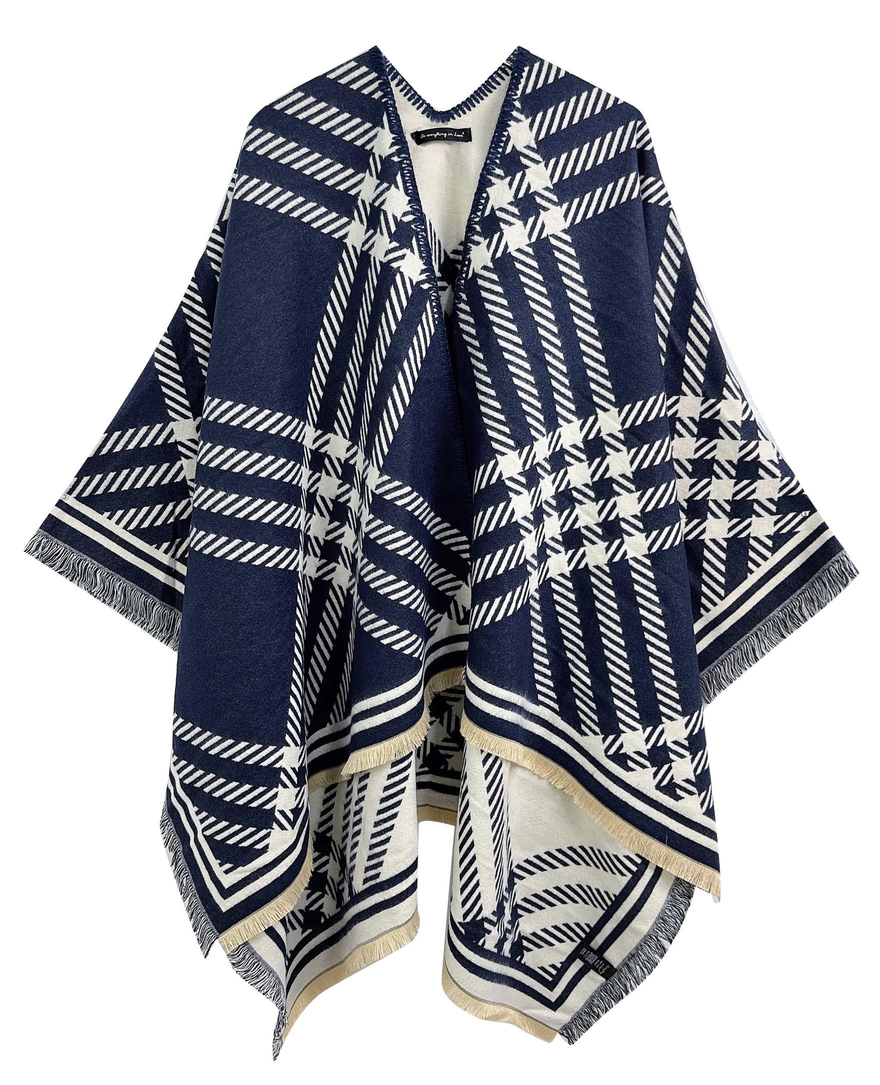 Check Print Ruana - Charming Charlie