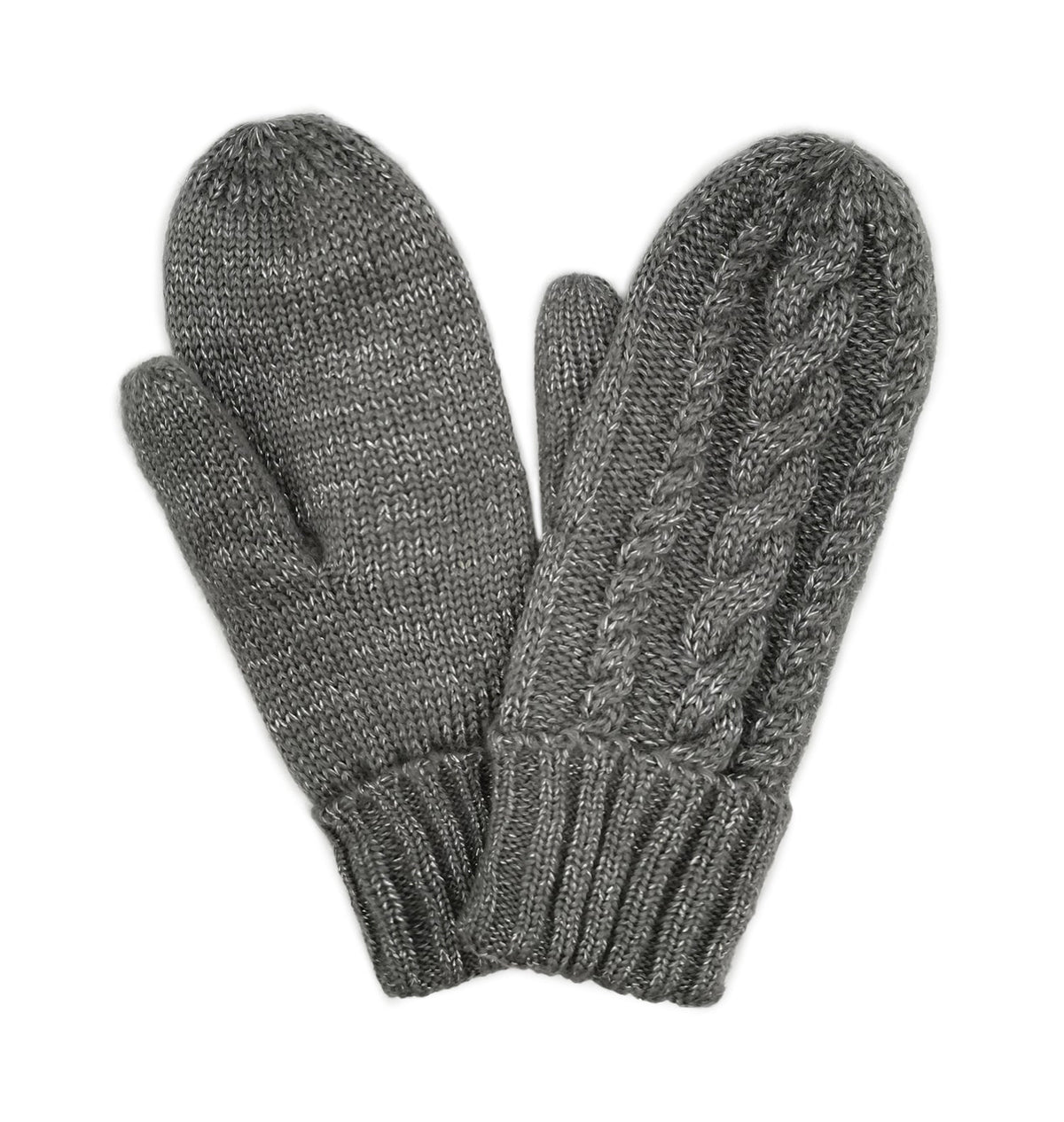 Shop for KW Fashion Cable Knit Mittens With Sherpa Lining at doeverythinginloveny.com wholesale fashion accessories