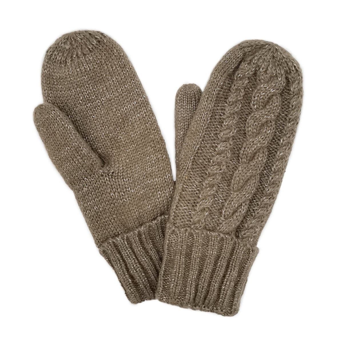 Shop for KW Fashion Cable Knit Mittens With Sherpa Lining at doeverythinginloveny.com wholesale fashion accessories