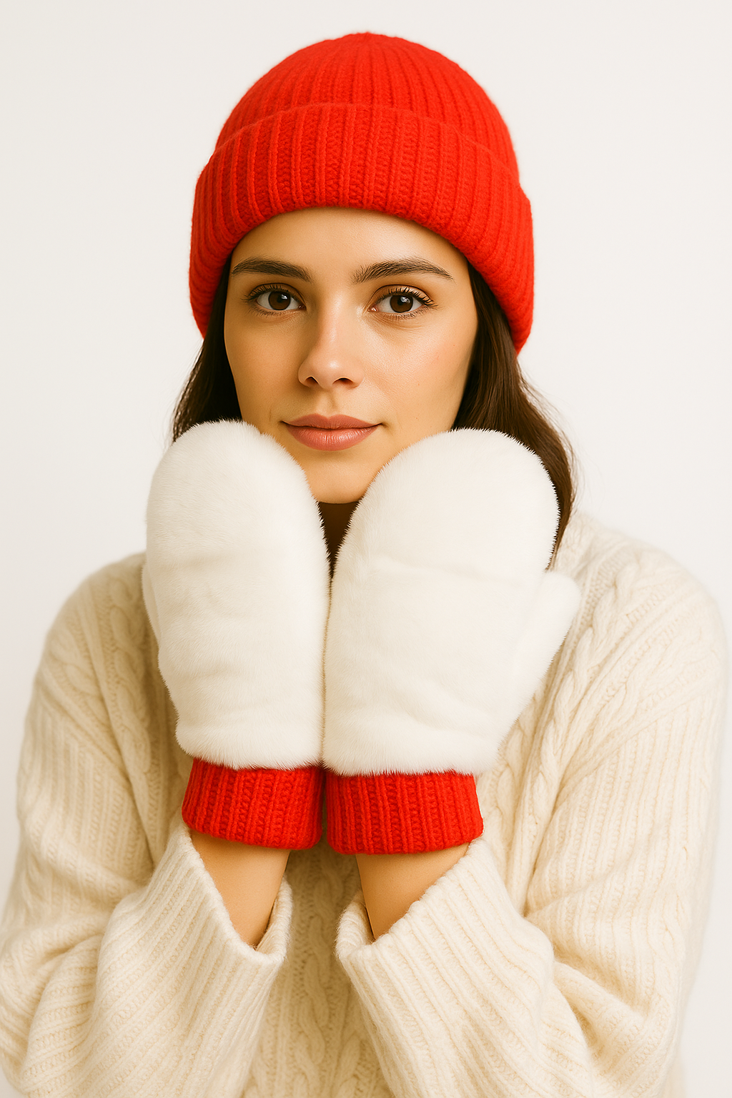 Solid Faux Fur Mittens - Charming Charlie