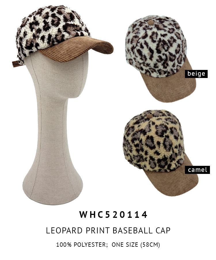 Leopard Print Baseball Cap - Charming Charlie