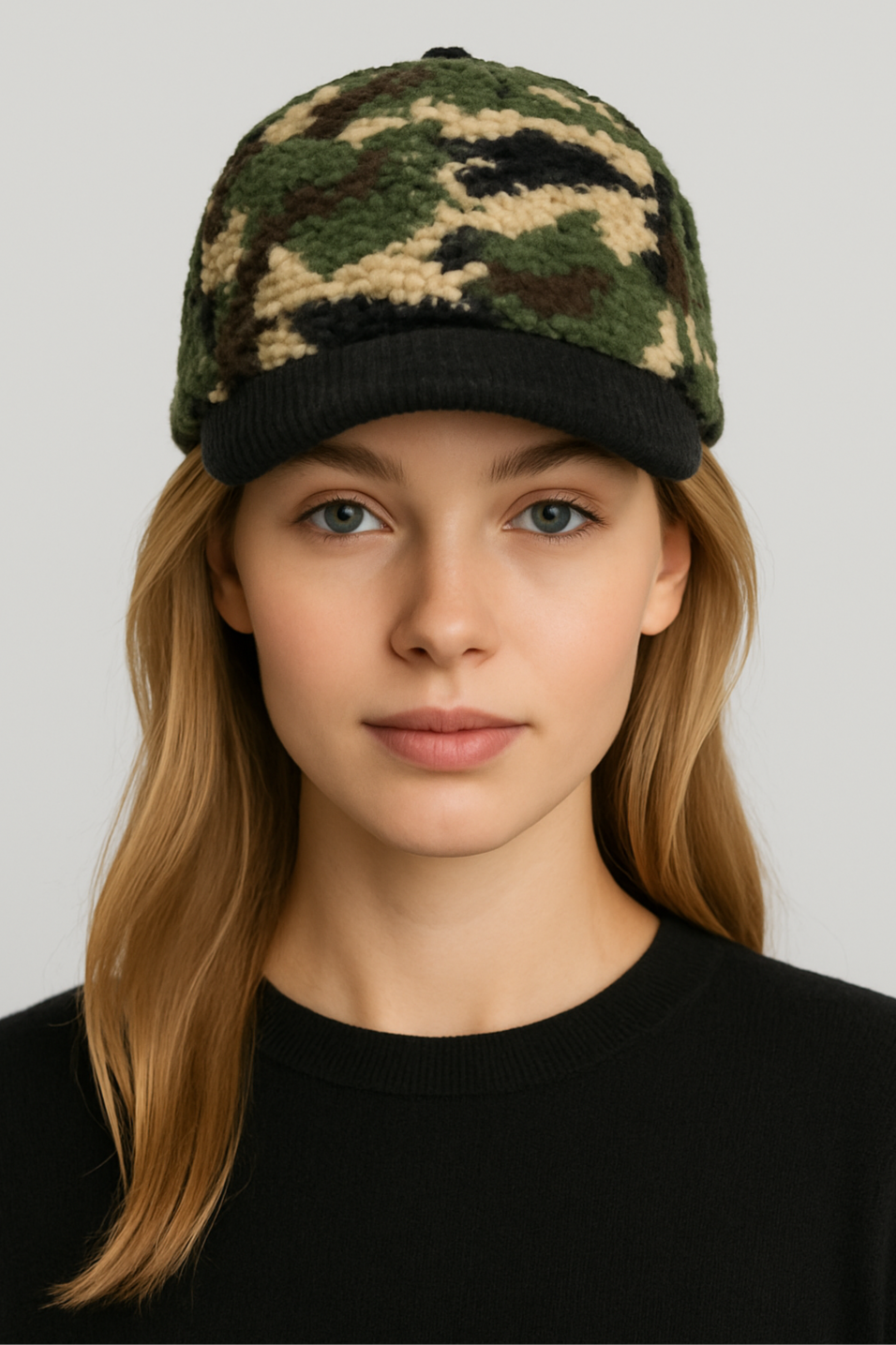 Camouflage Print Baseball Cap - Charming Charlie
